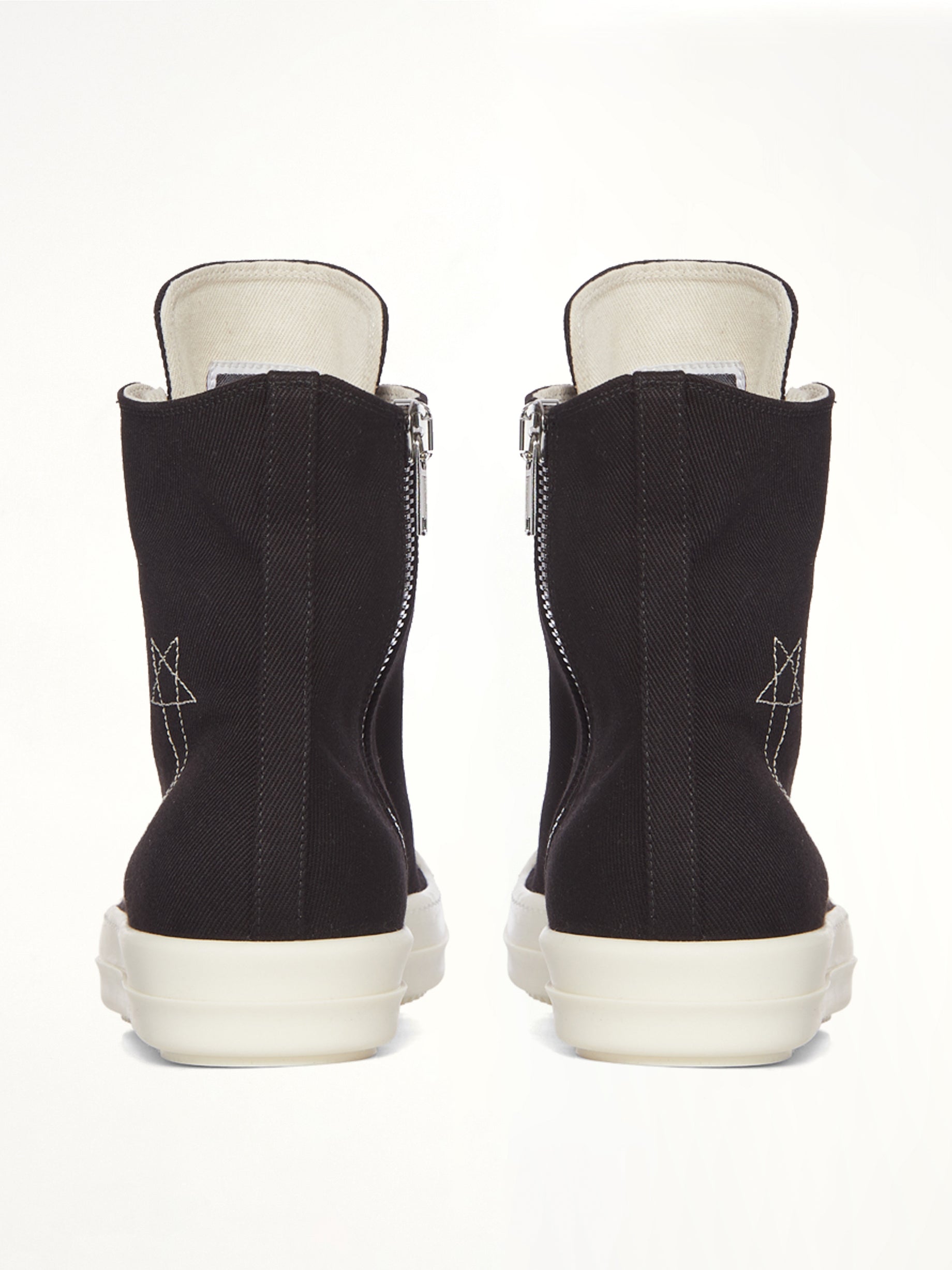 Denim Pentagram Sneaks in Black/Pearl/Milk