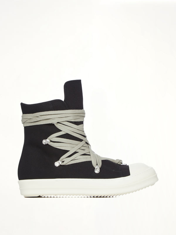 Denim Megalace Sneaks in Black
