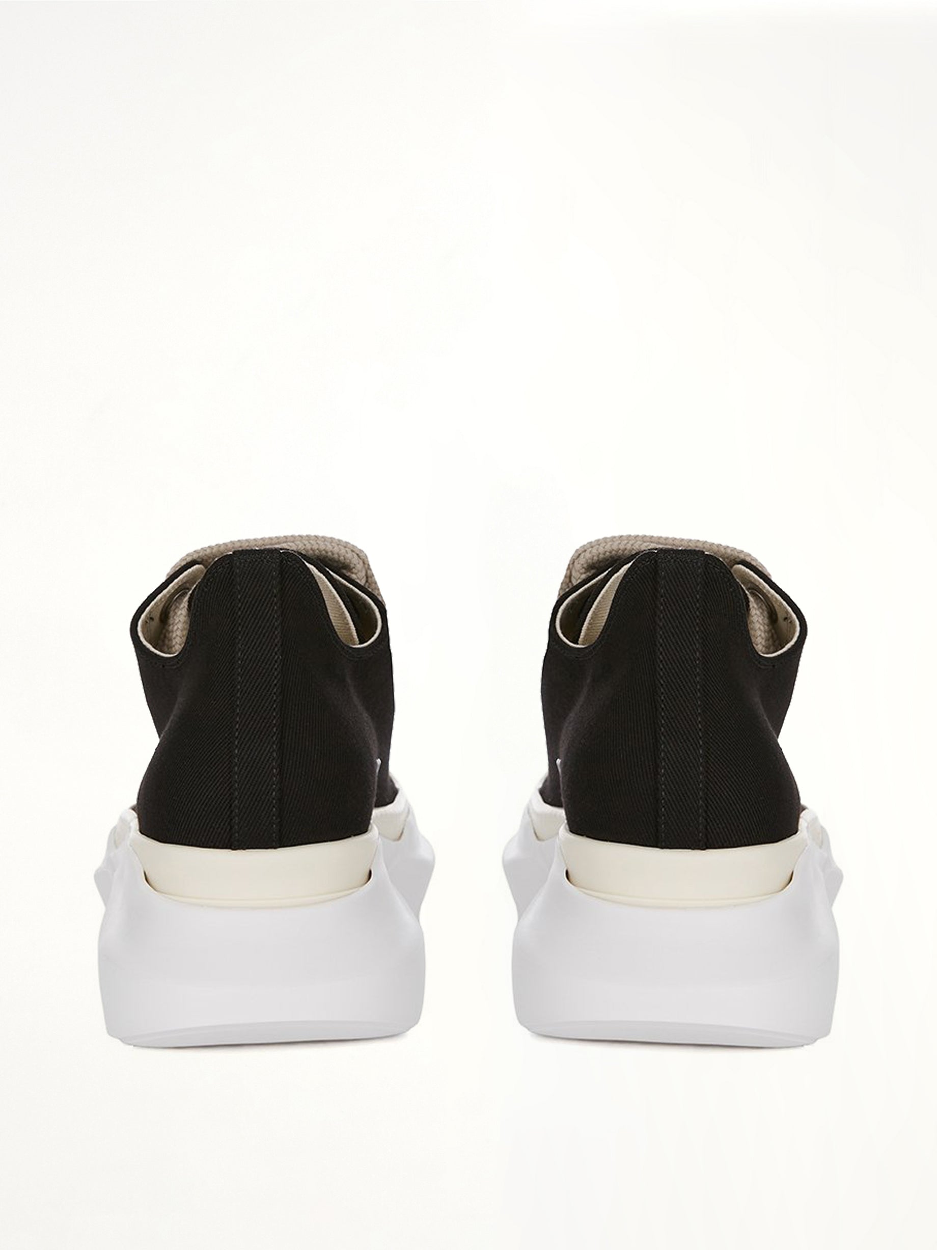 13oz Overdyed Denim Jumbolace Abstract Low Sneaks in Black