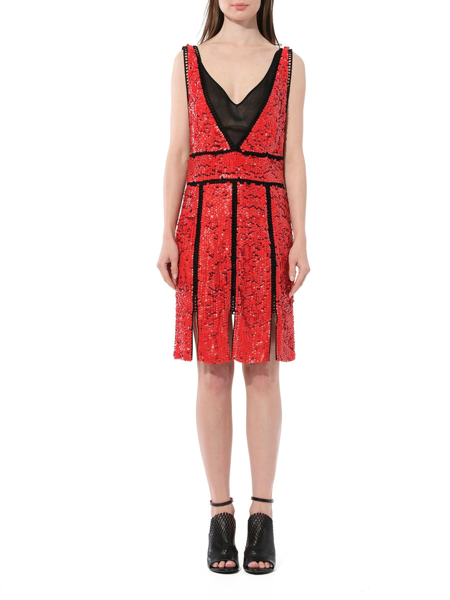 Dress in Red/Black