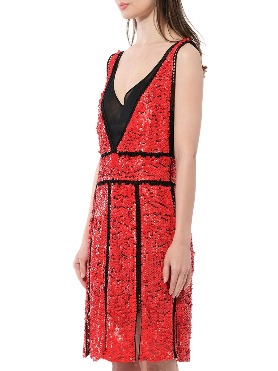 Dress in Red/Black