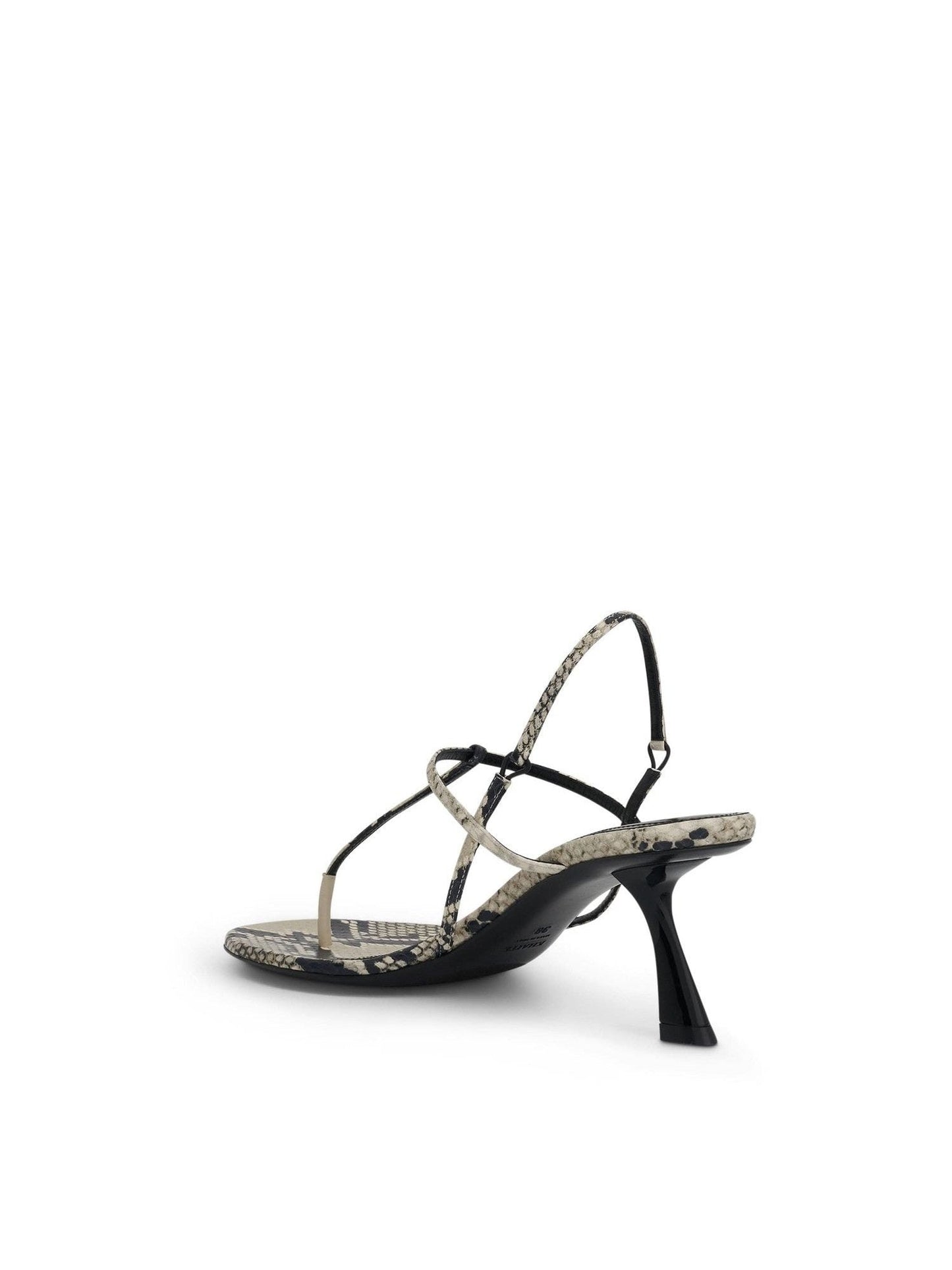 Linden Sandal in Python Embossed Leather