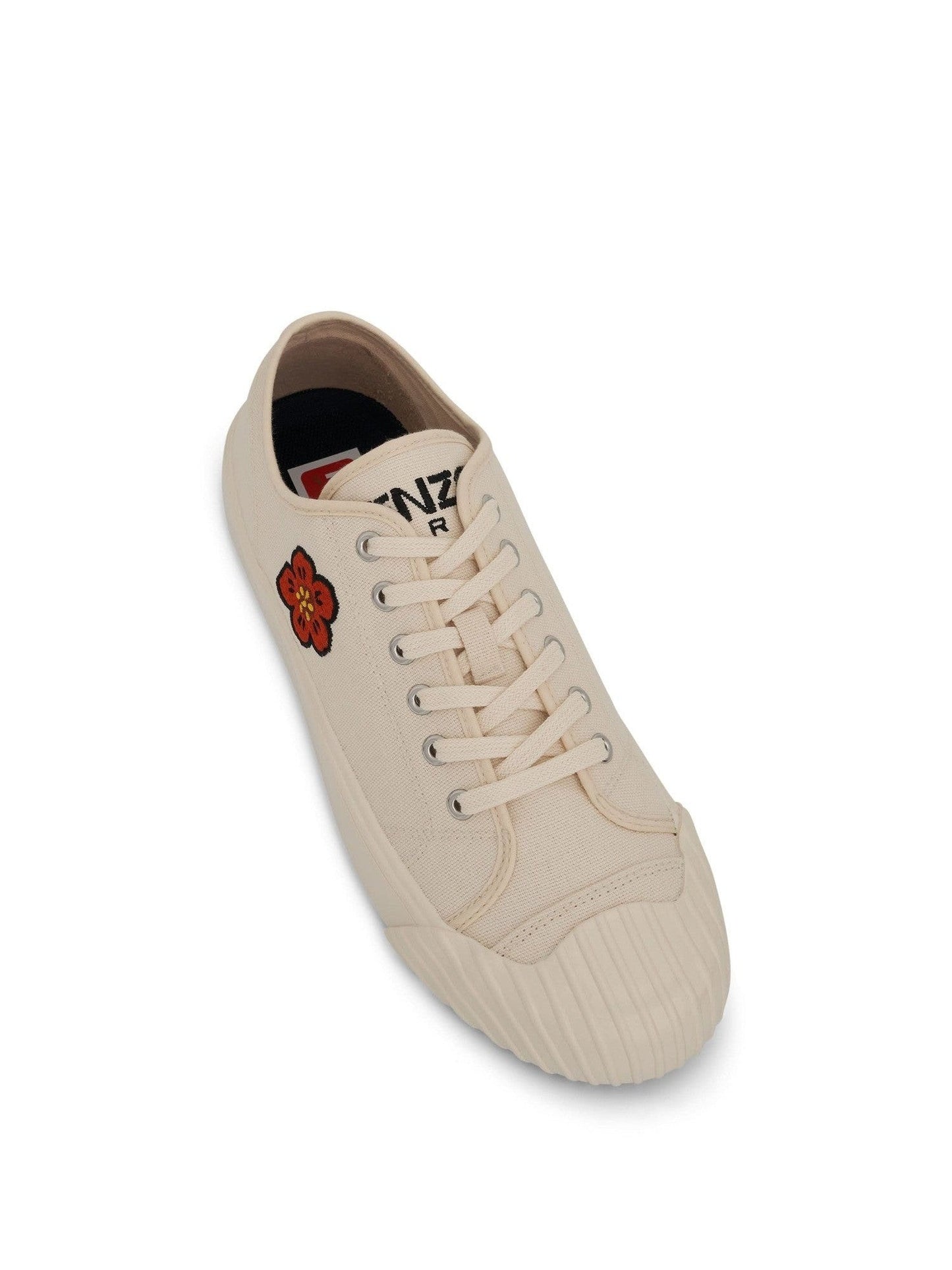 Low School Sneaker in Cream