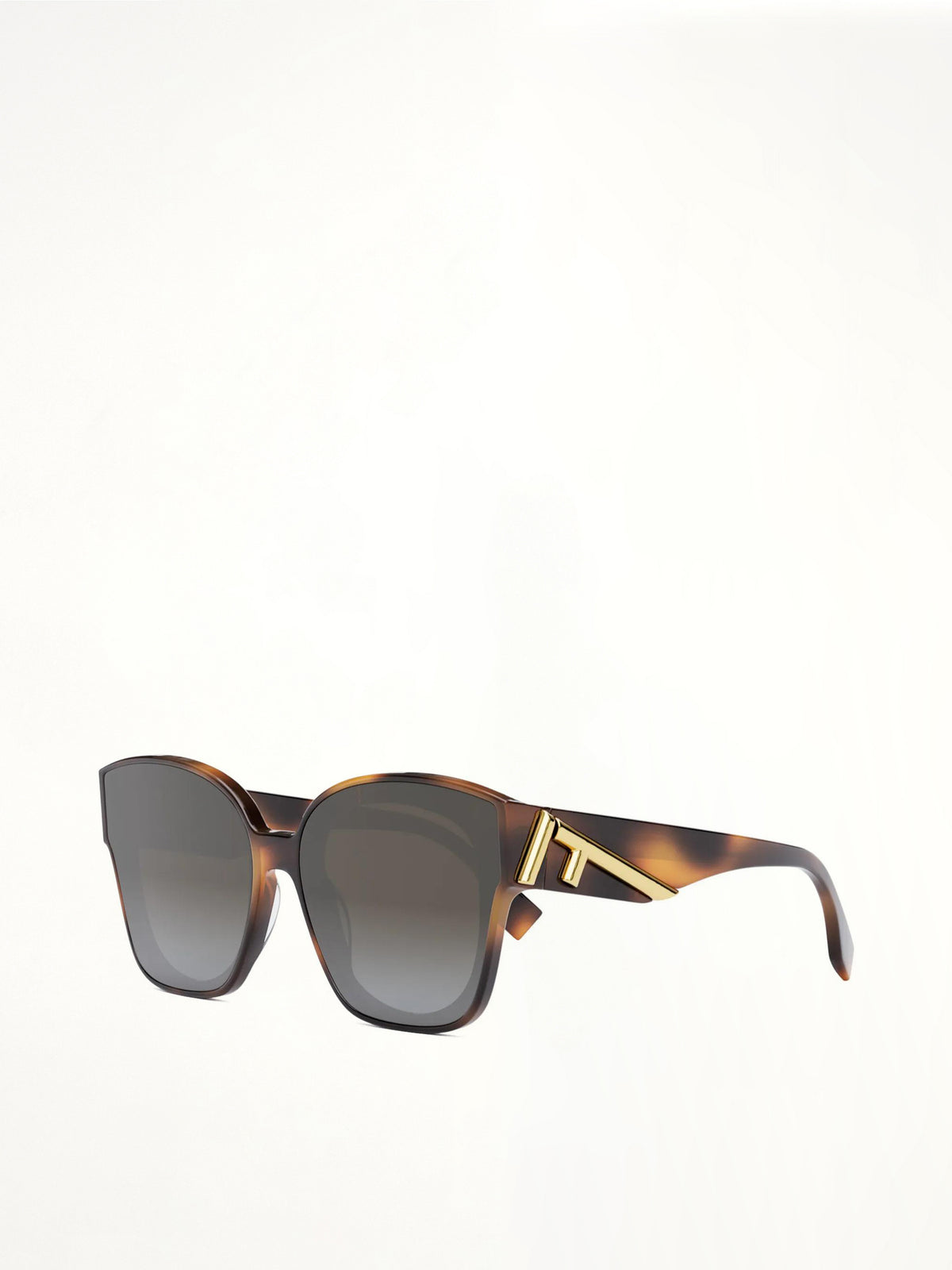Fendi FE40098F 6553B Cat Eye Sunglasses in Havana