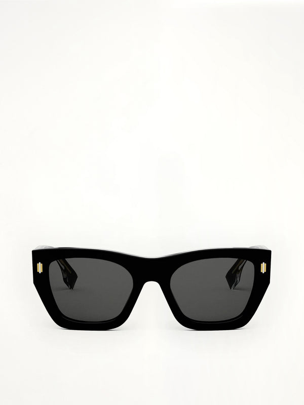 Fendi FE40101F 5301A Acetate Sunglasses in Black