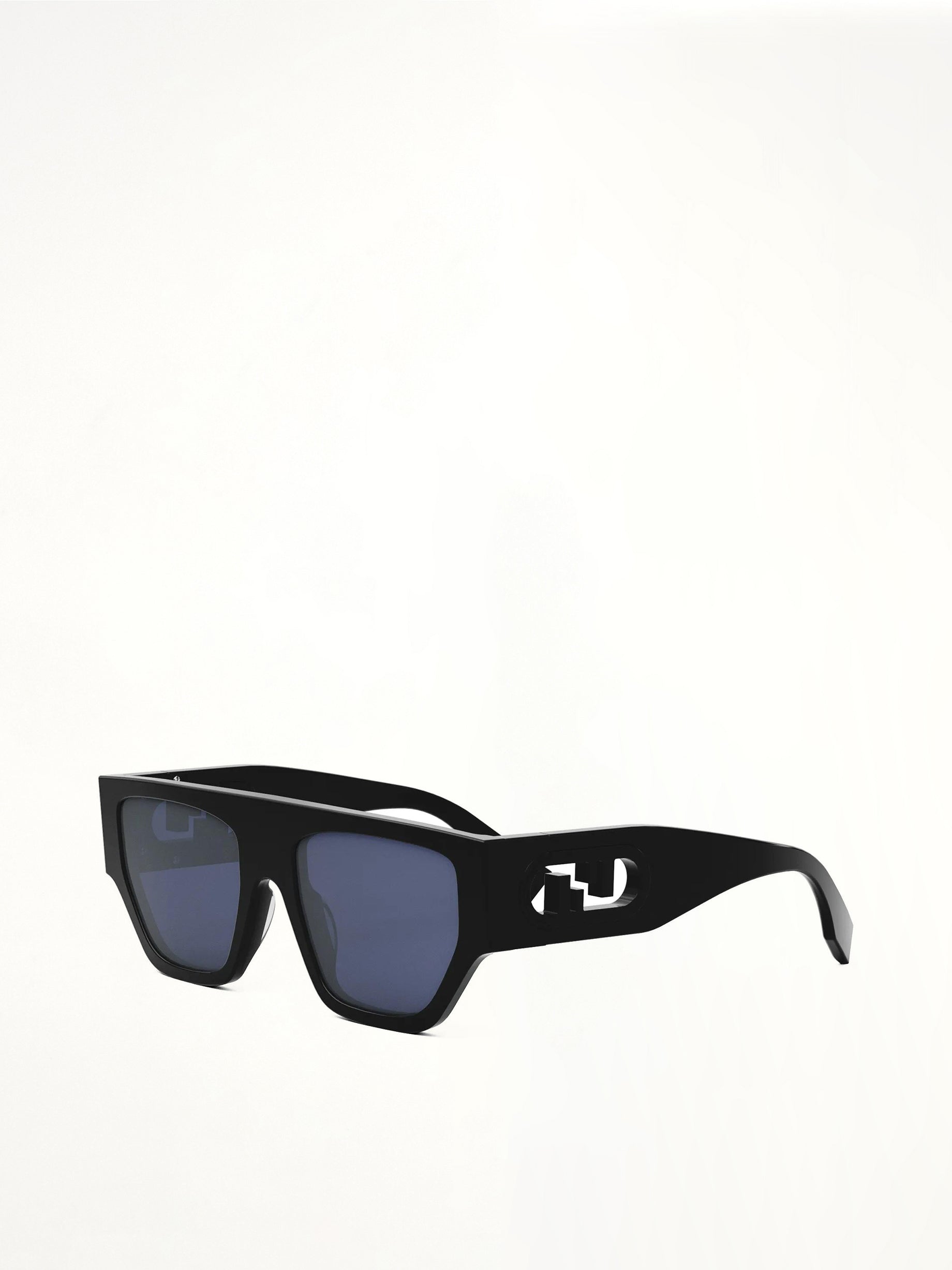 Fendi FE40108U 5401V Injected Sunglasses in Black/Blue