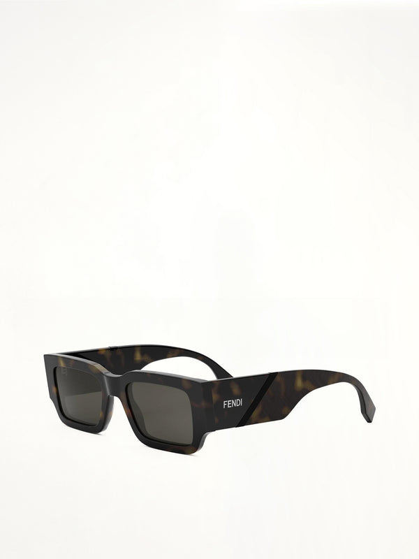 Fendi FE40131I Acetate Sunglasses in Havana Brown