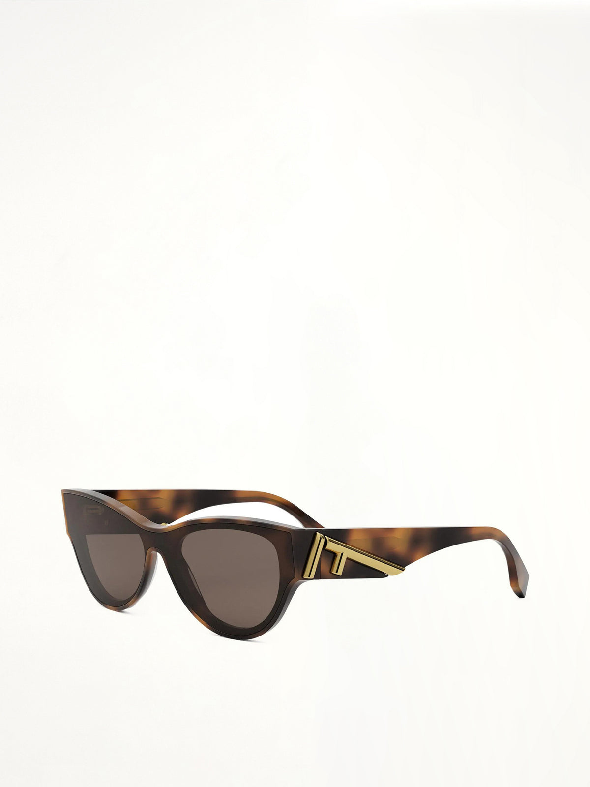 Fendi FE40135I 0053E Acetate Sunglasses in Havana Brown