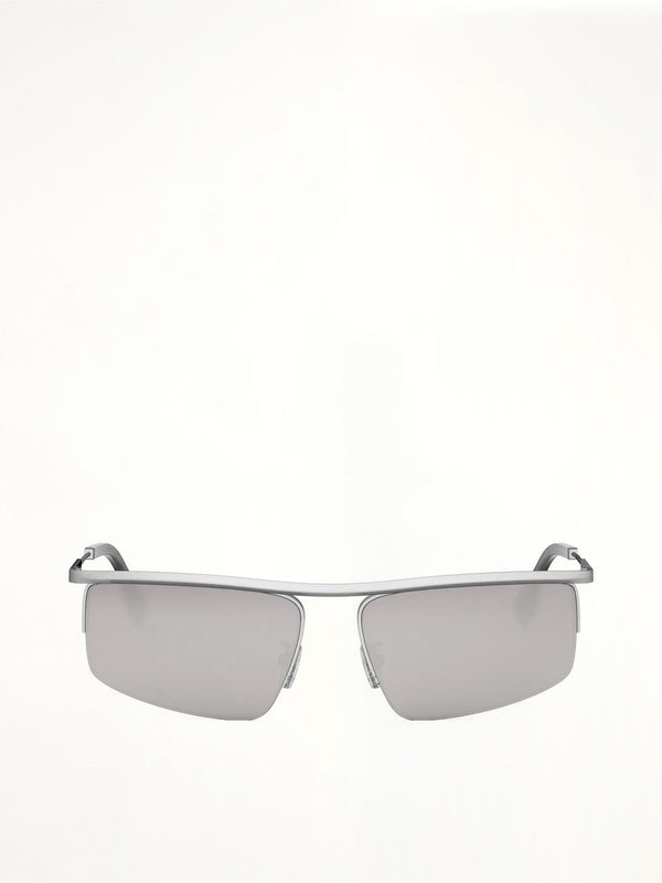 Fendi FE40141U 6017C Metal Sunglasses in Grey/Silver