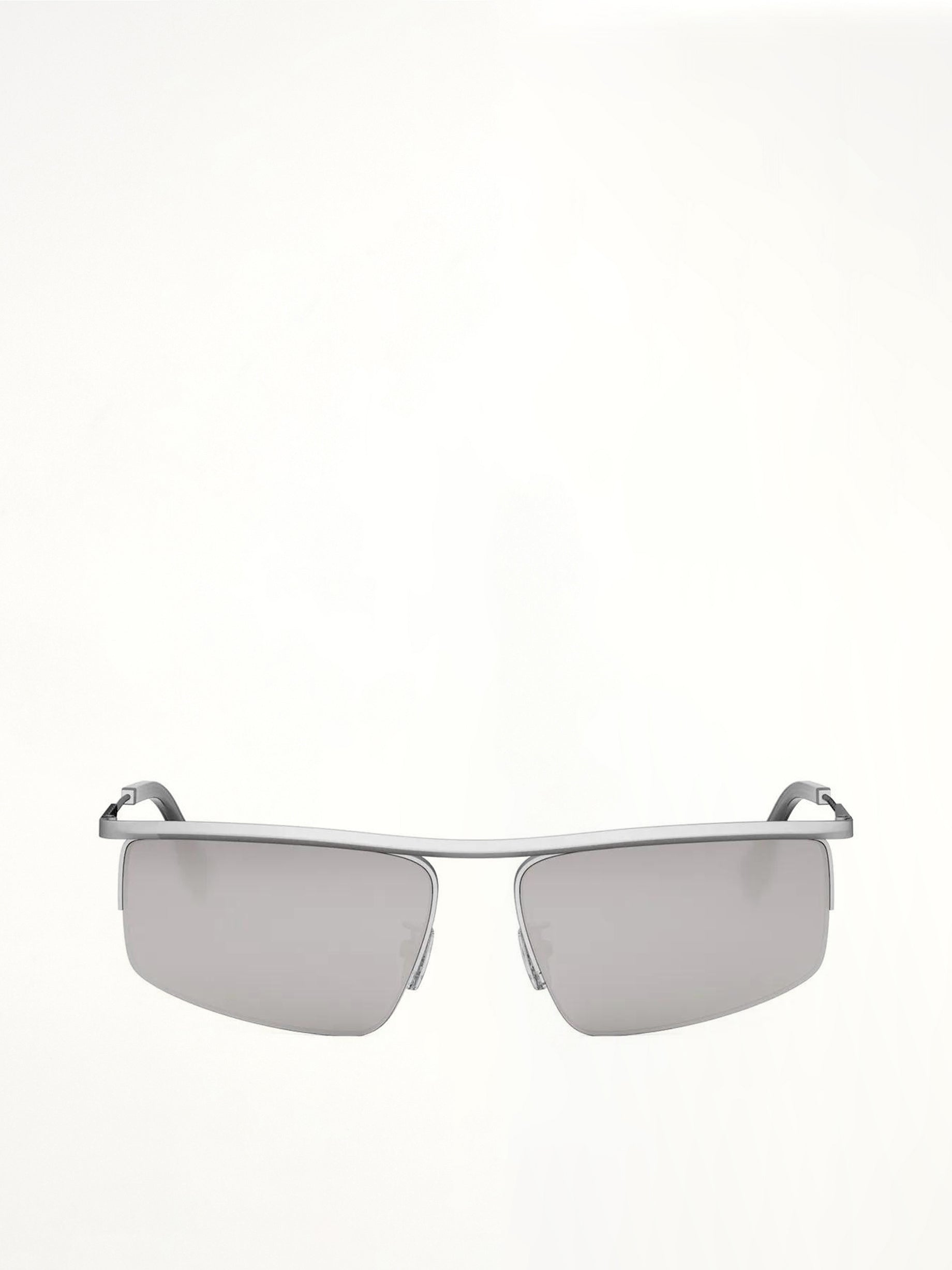 Fendi FE40141U 6017C Metal Sunglasses in Grey/Silver