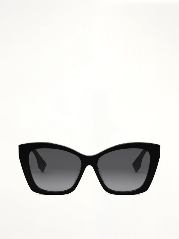 Fendi FE40151F 5701B Acetate Sunglasses in Black