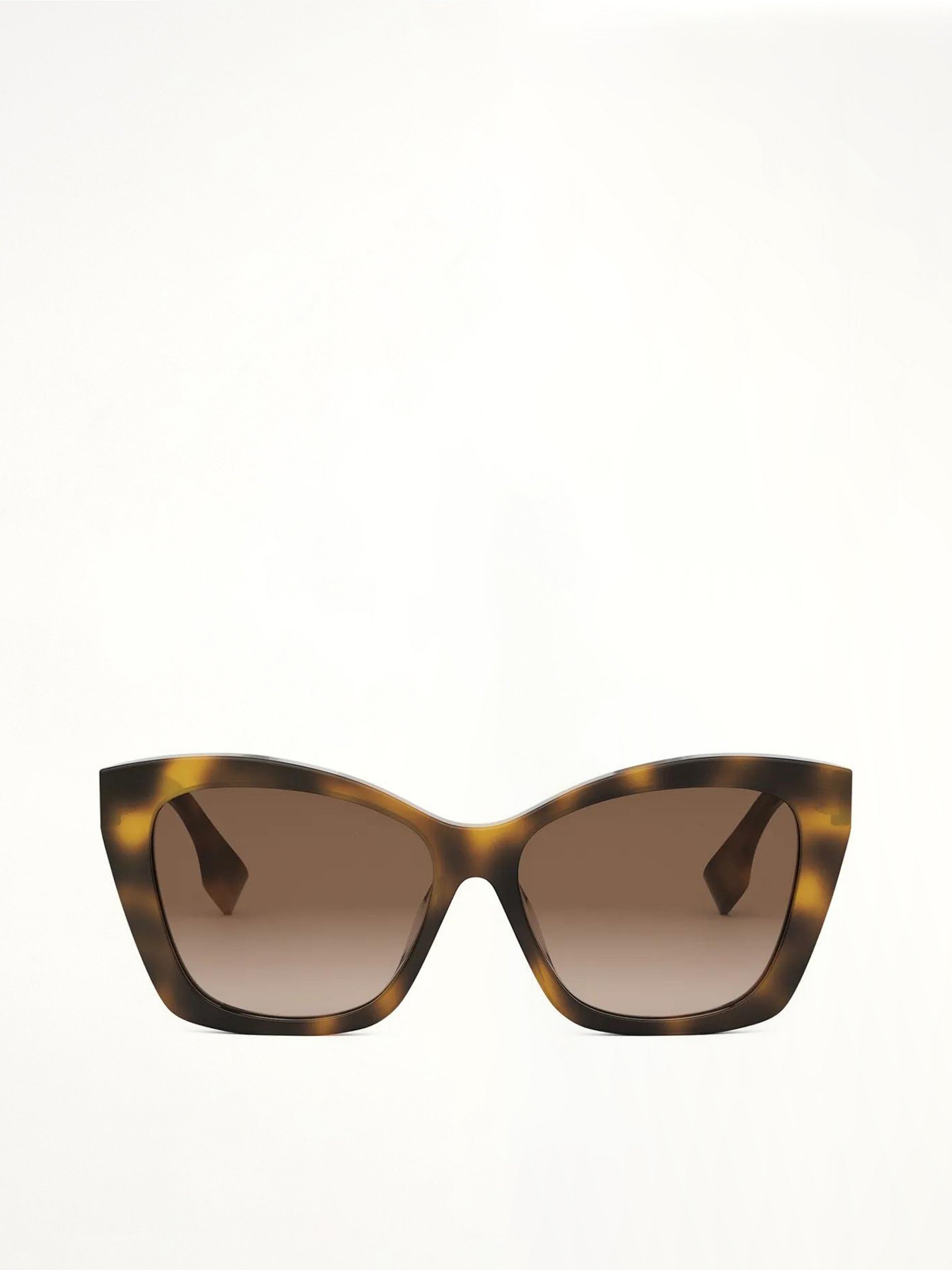 Fendi FE40151F 5753F Acetate Sunglasses in Tortoise/Gold