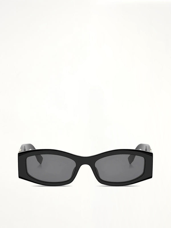 Forever Fendi FE40204I Acetate Sunglass in Black