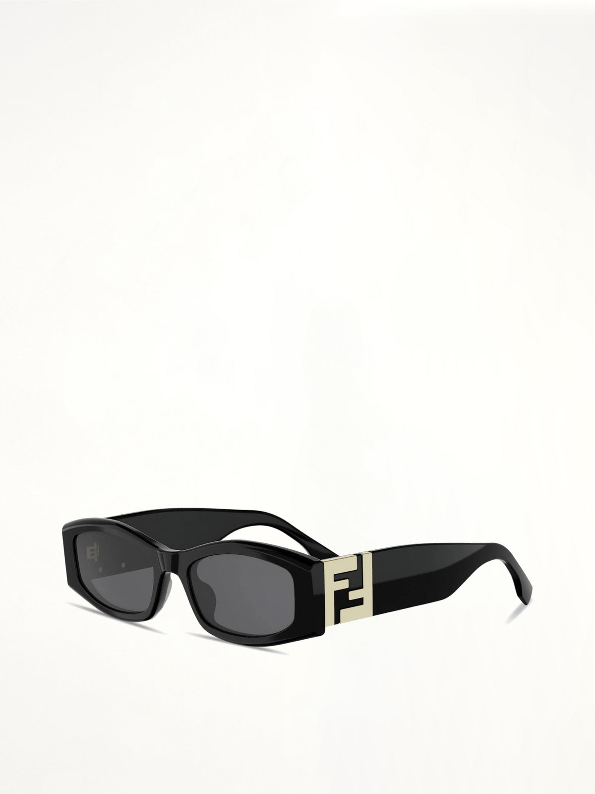 Forever Fendi FE40204I Acetate Sunglass in Black