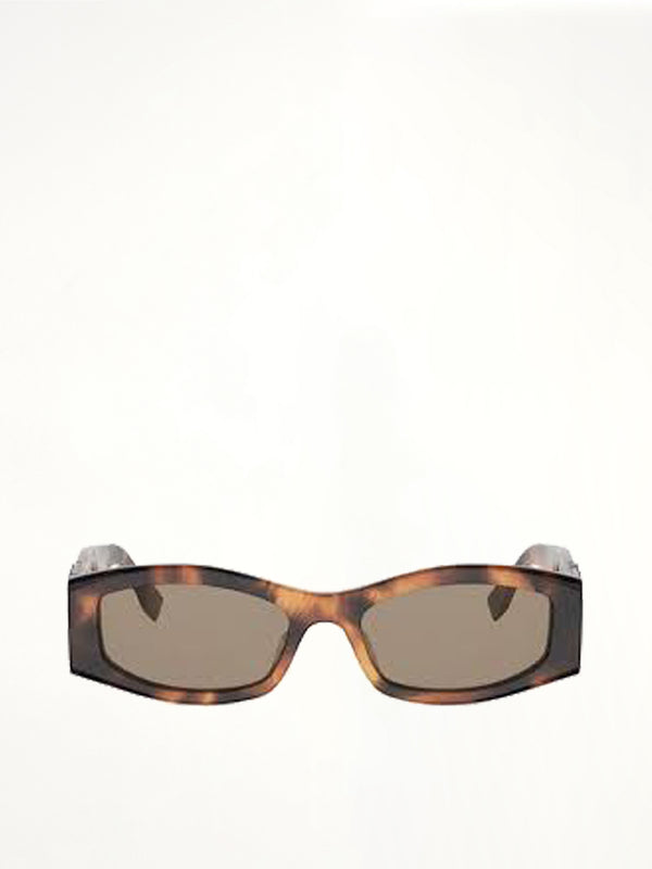 Forever Fendi FE40204I Acetate Sunglass in Yellow
