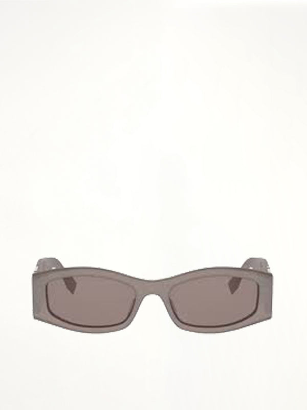 Forever Fendi FE40204I Acetate Sunglass in Brown