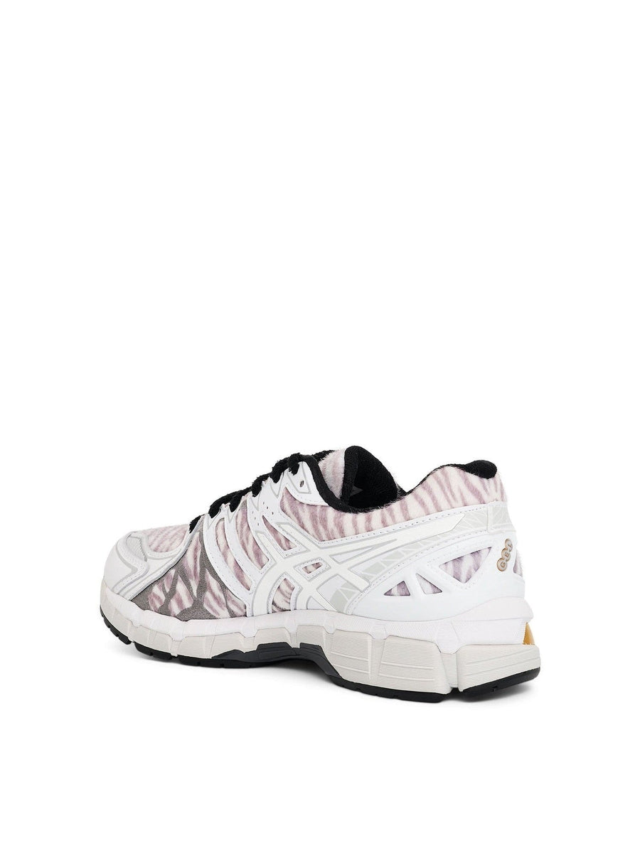 Kenzo x ASICS Gel Kayano 20 in White/Grey Back View | KENZO