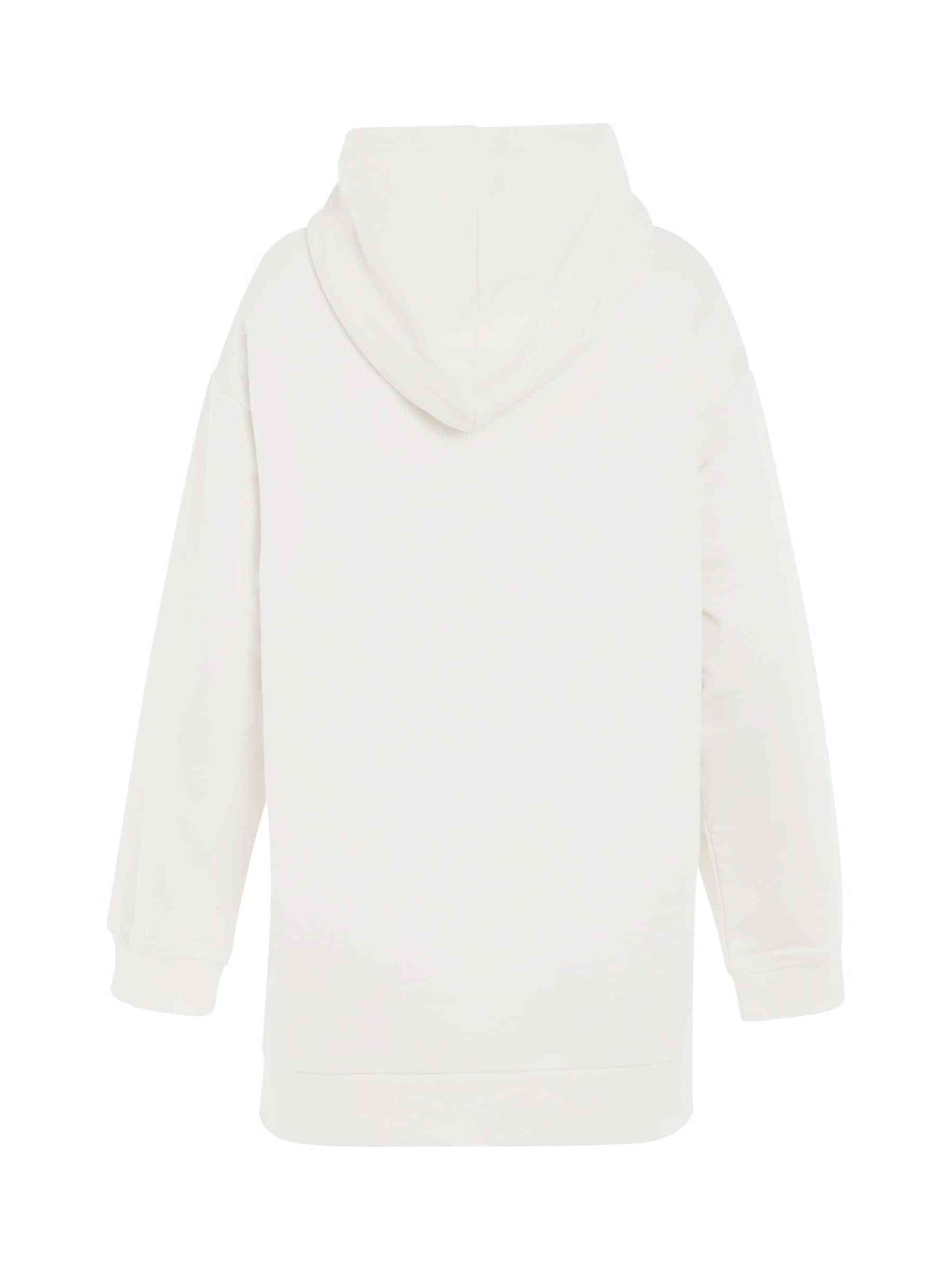 Logo Printed Hoodie in White