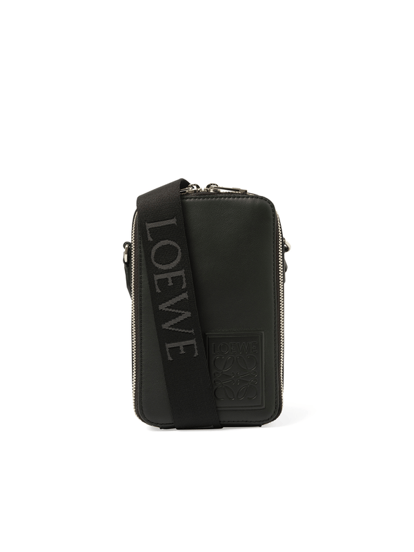Loewe New Vertical Crossbody Pocket in Black