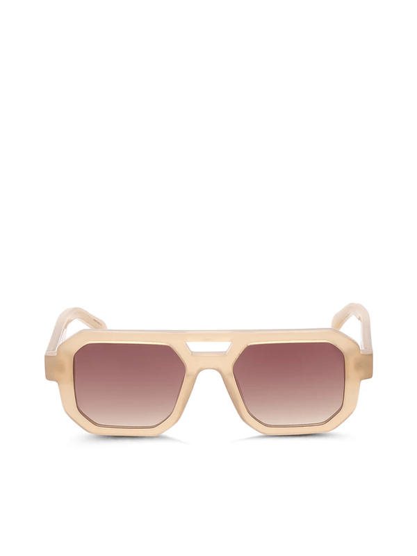 Thirty Four Taupe Sunglasses with Grad Brown Lens
