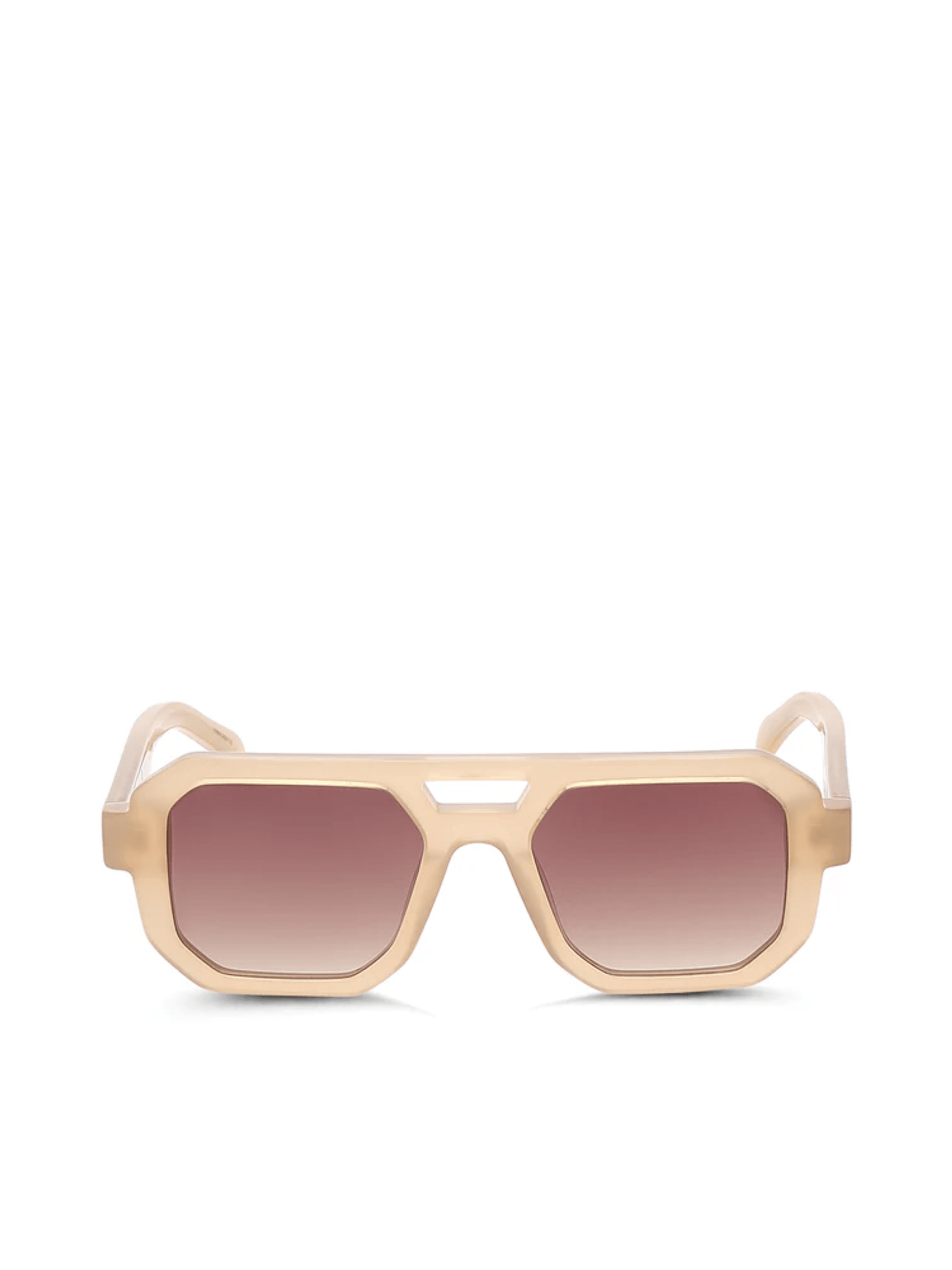 Thirty Four Taupe Sunglasses with Grad Brown Lens