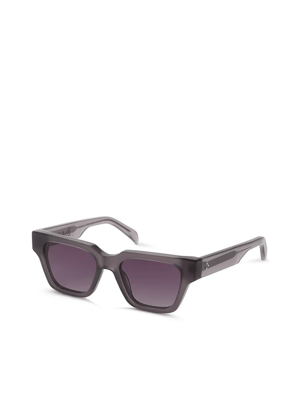 Thirty Five II Platinum Sunglass with Grey Purple Lens