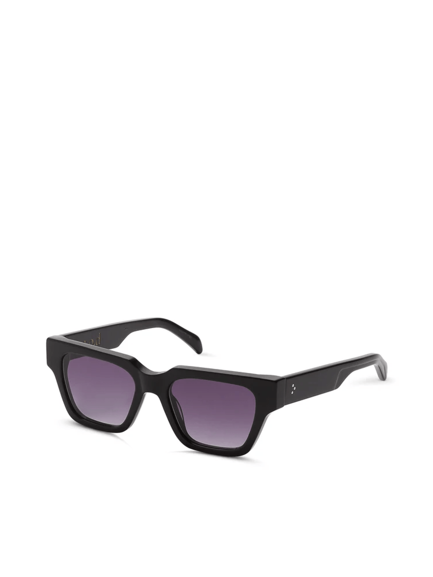 Thirty Five II Black Sunglass with Grad Grey Lens