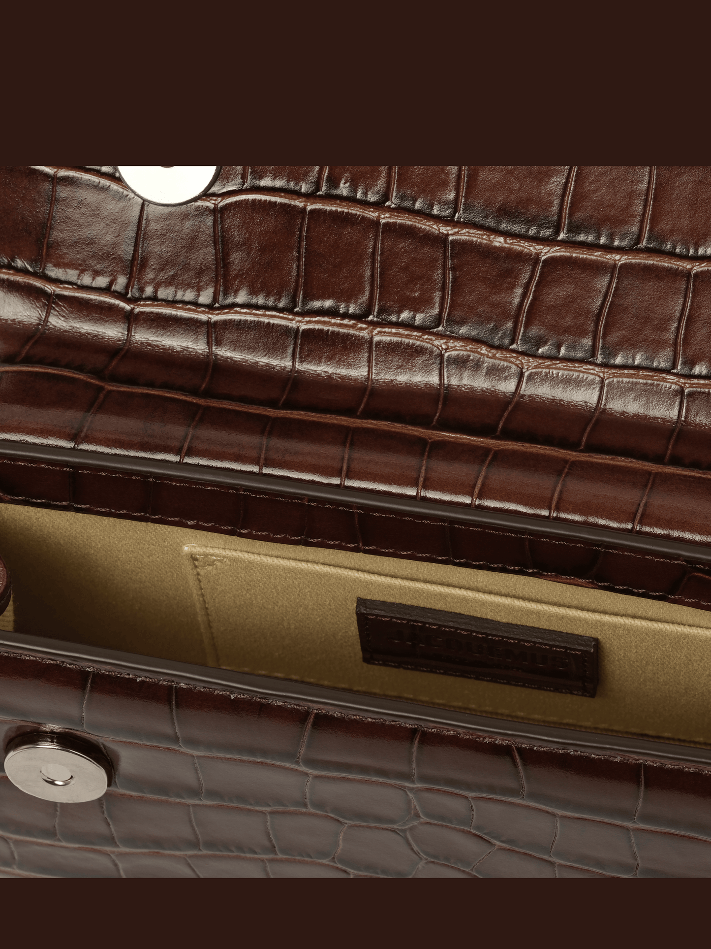 Jacquemus Le Chiquito Long in Dark Brown