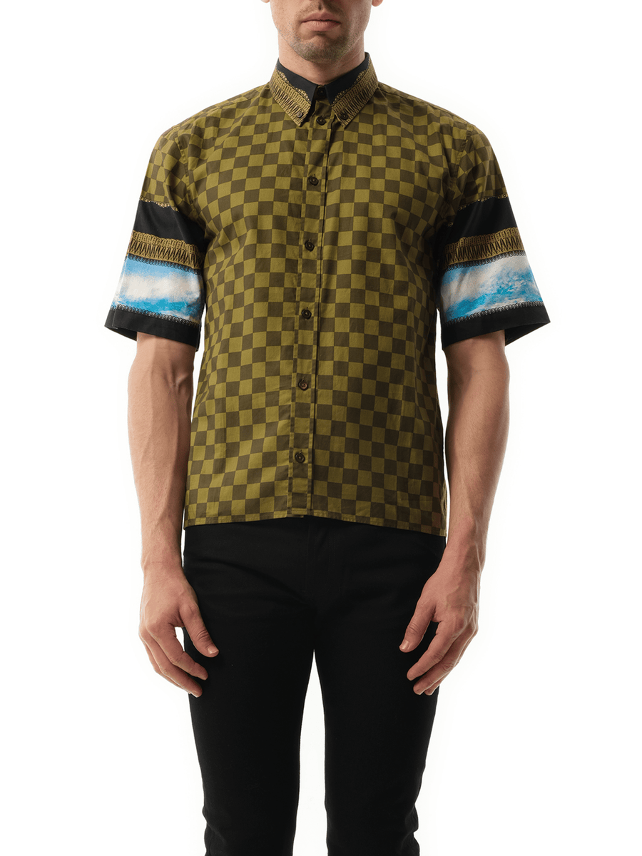 Podium Short Sleeve Shirt in Khaki