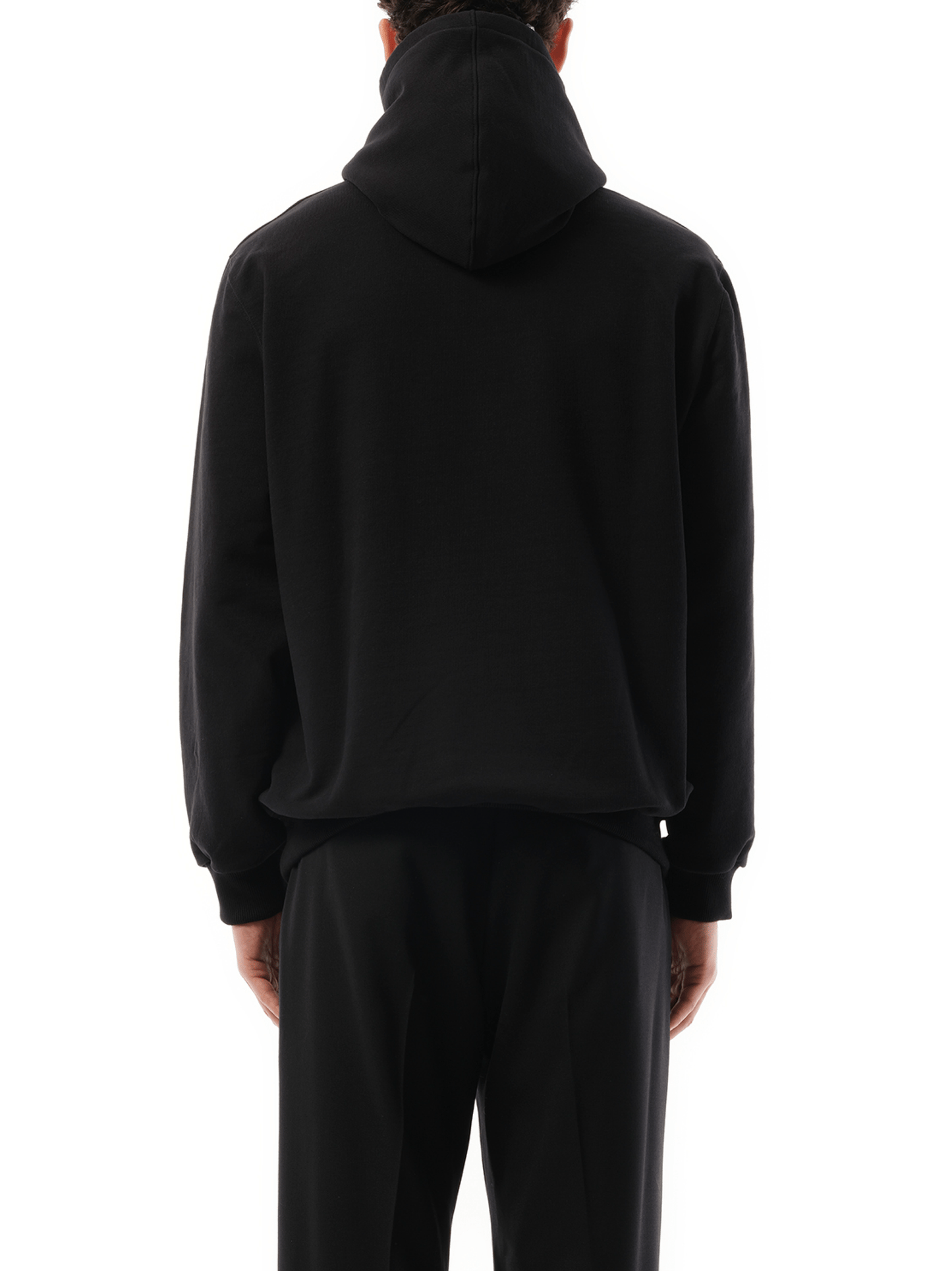 Doublet “Cheki” Rainbow-Film Hoodie in Black