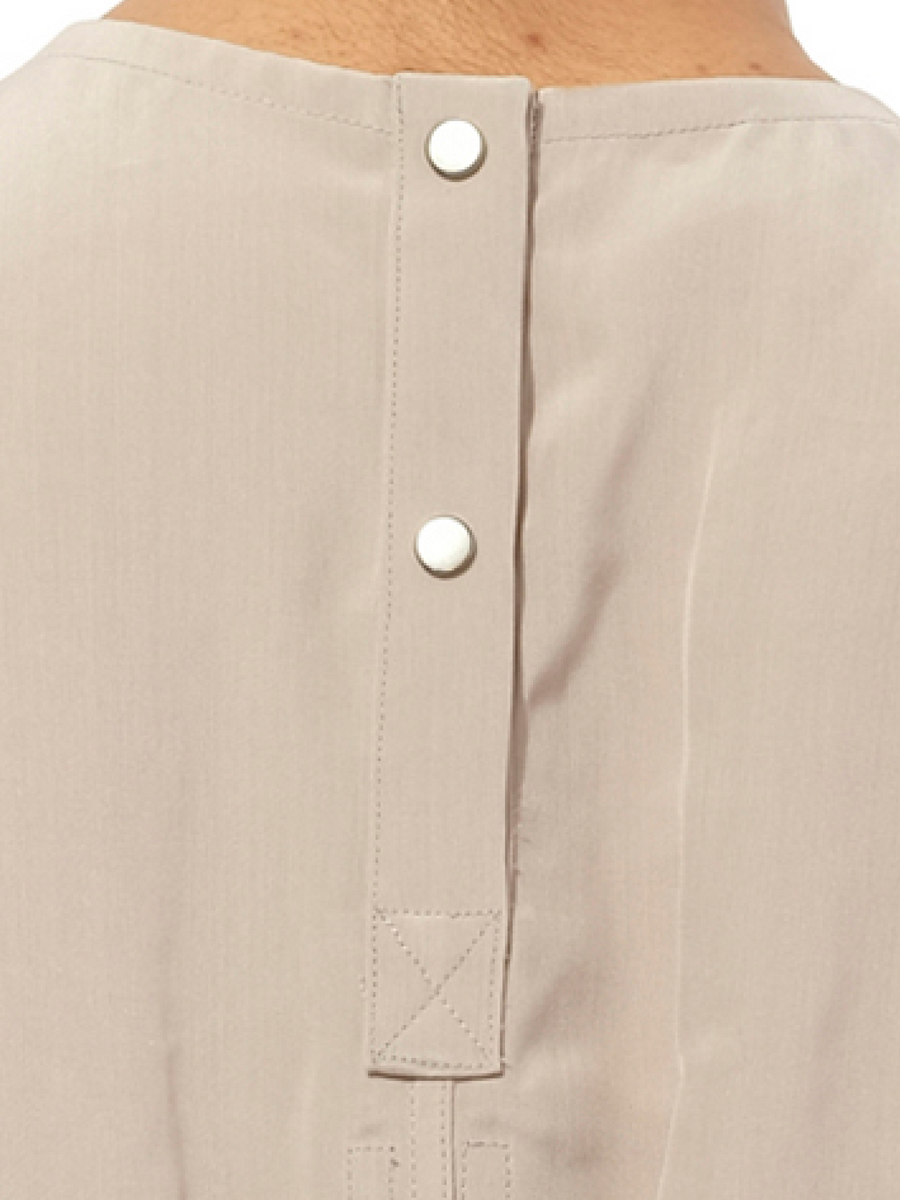 Shell Dress in Beige
