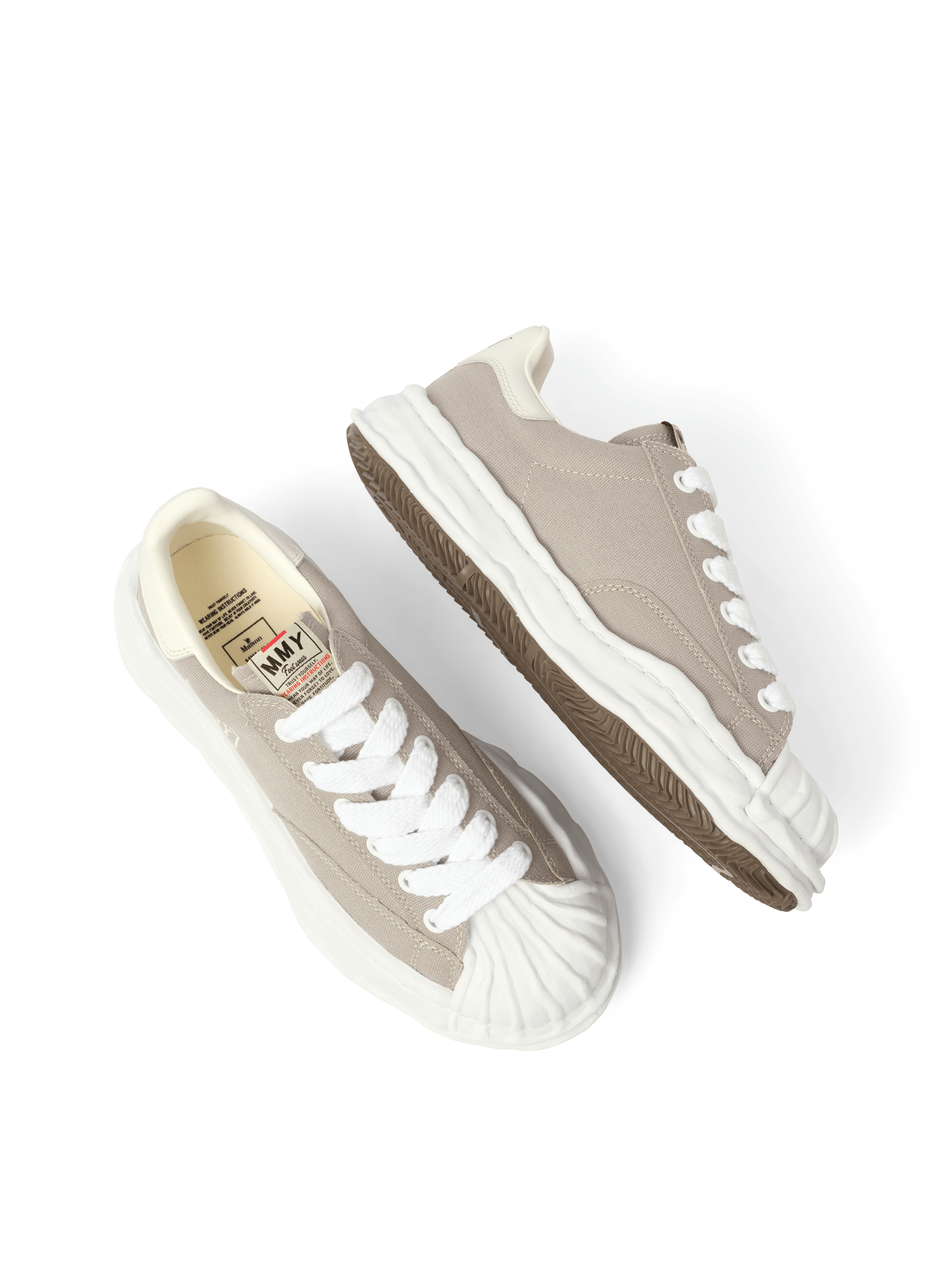Blakey OG Sneaker in Gray Top View | MAISON MIHARA YASUHIRO
