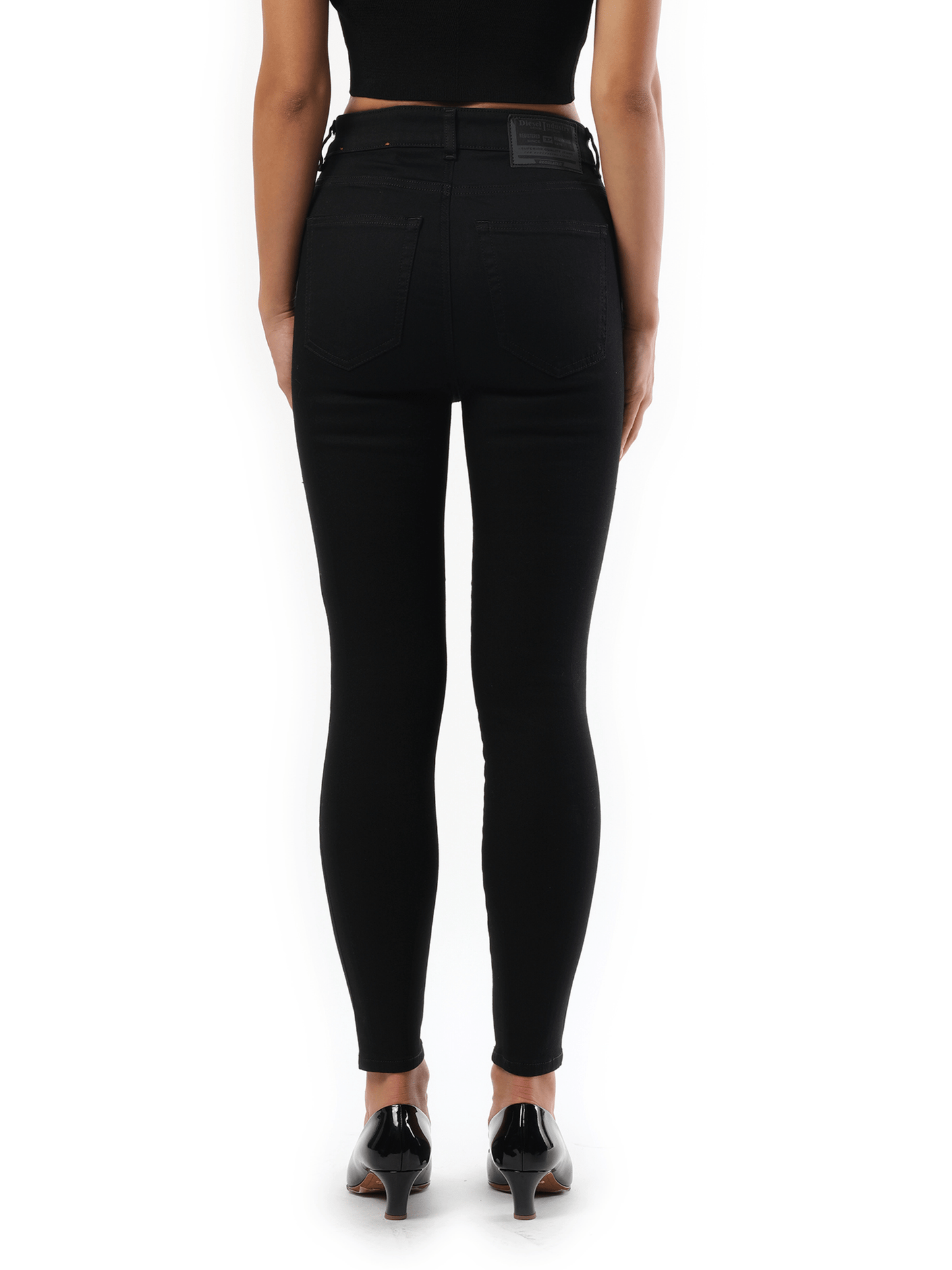 Diesel 1984 Slandy High Jeans in Black