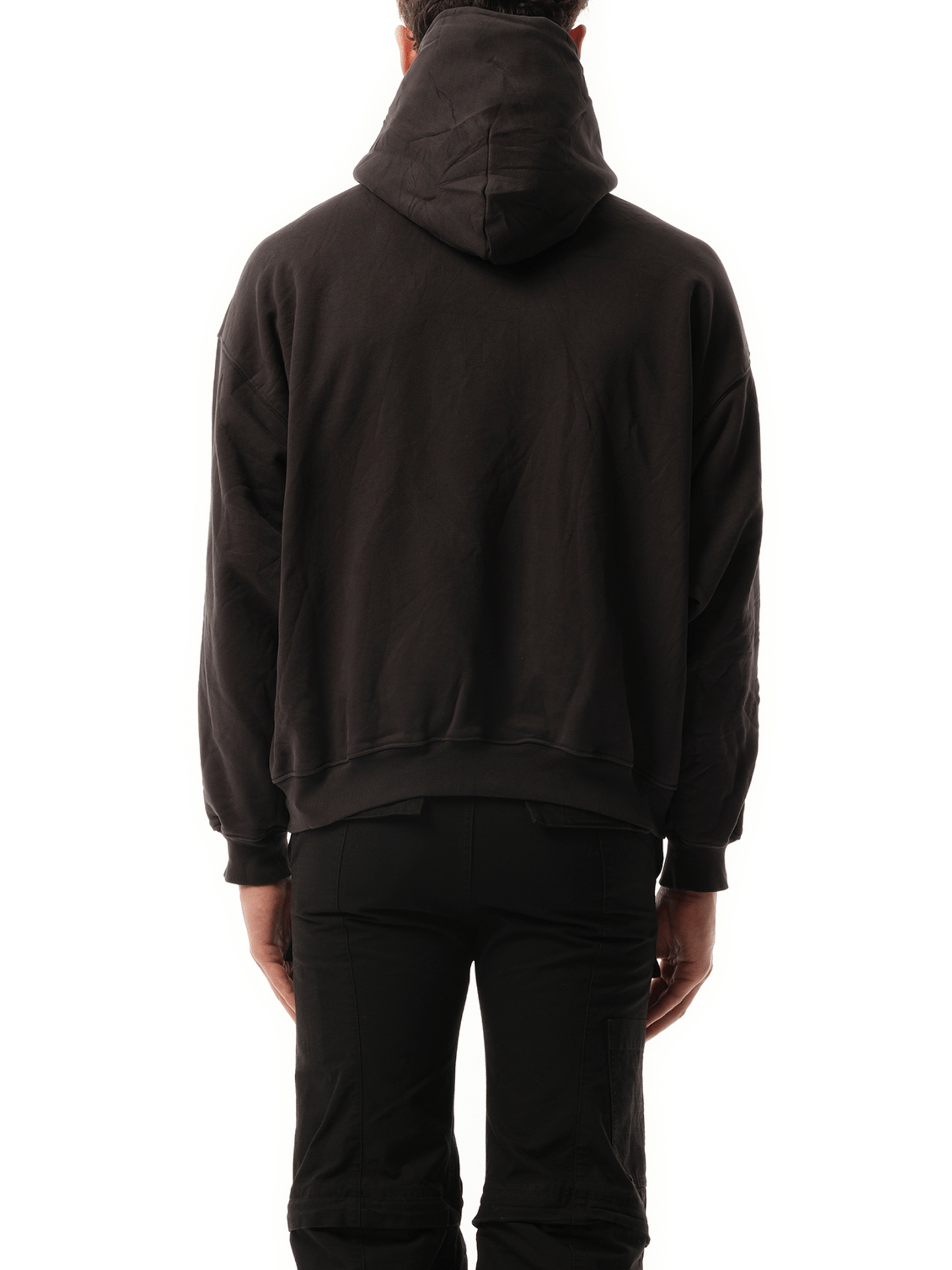 Loop Sports Medium Fit Hoodie in Washed Black