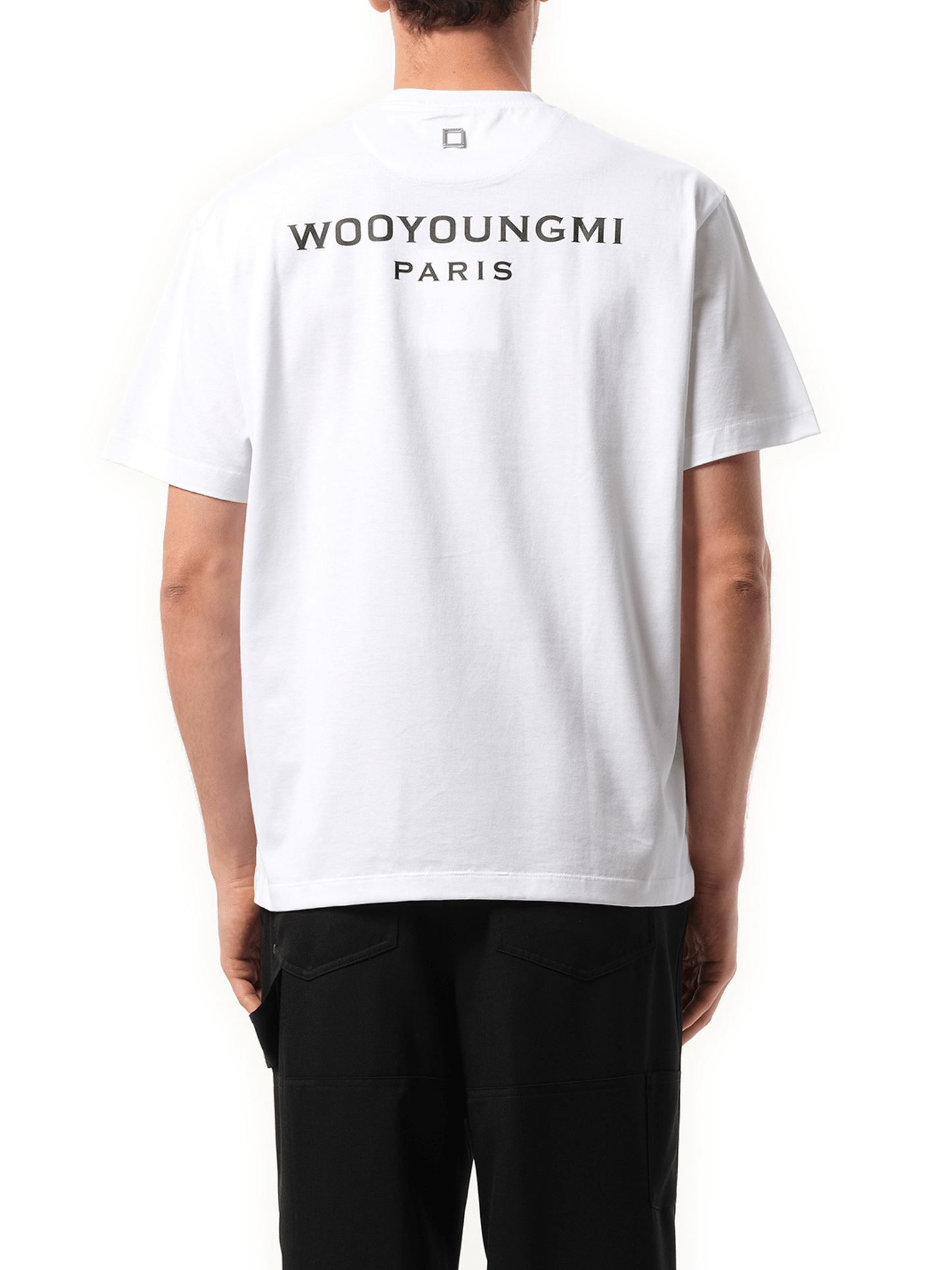 Wooyoungmi Logo Patch T-Shirt in White