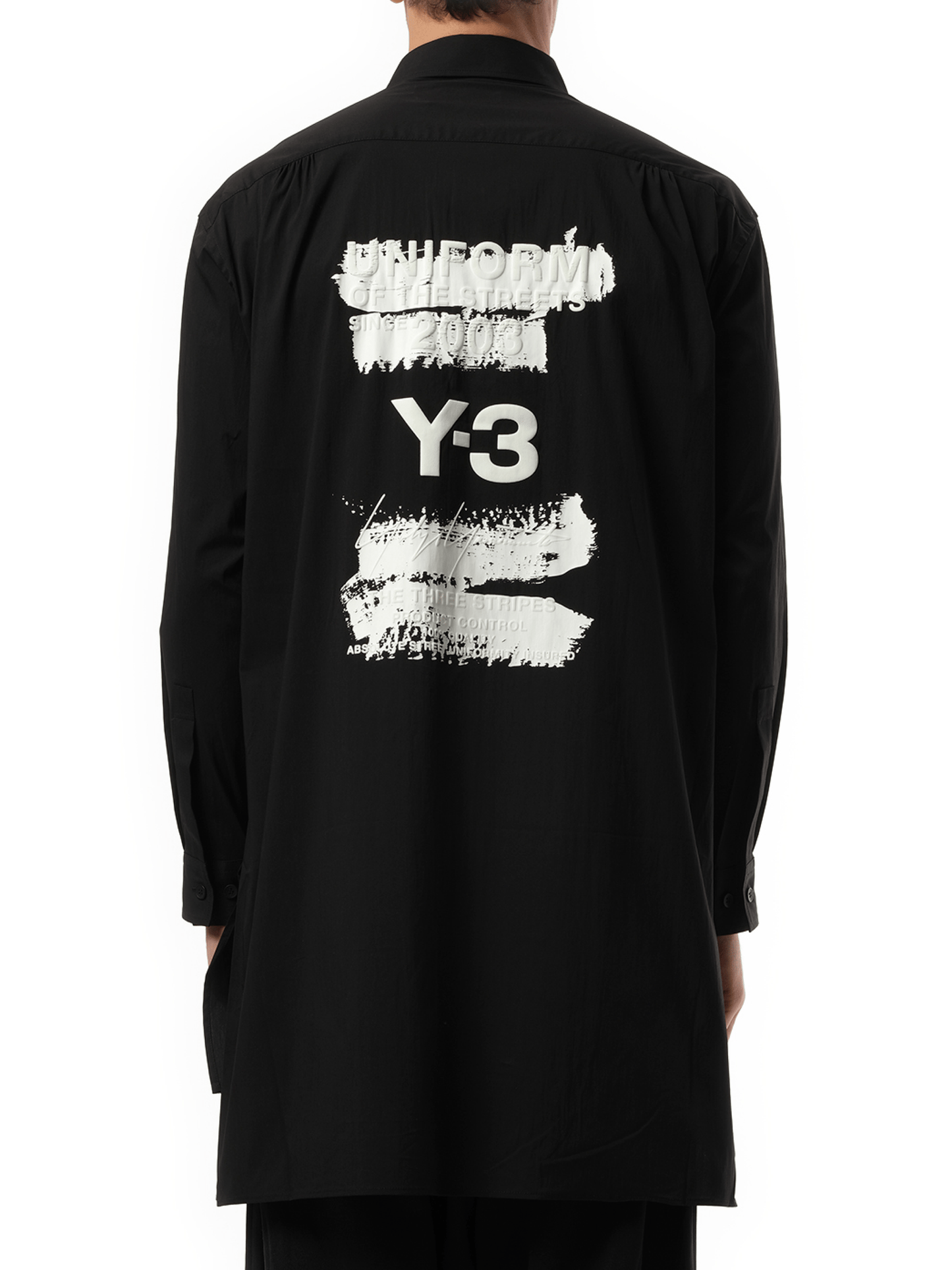 Y-3 Pun Logo Shirt in Black
