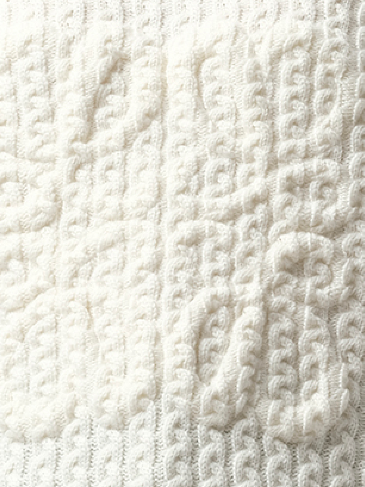 Loewe Cable Anagram Sweater in White