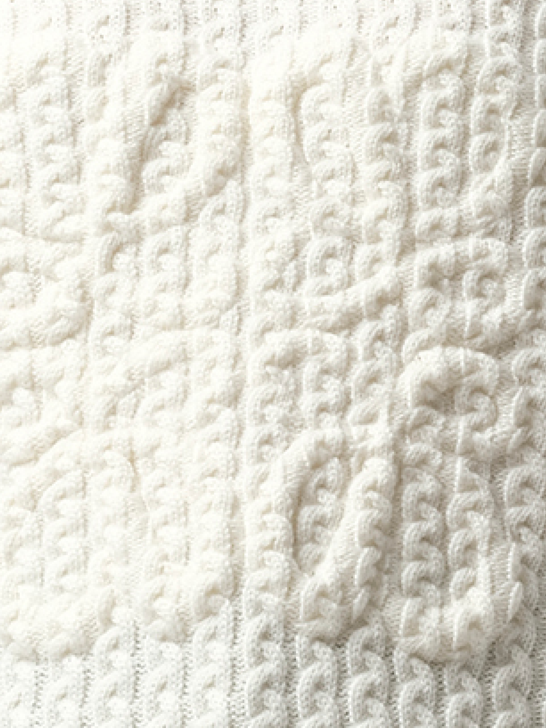 Loewe Cable Anagram Sweater in White