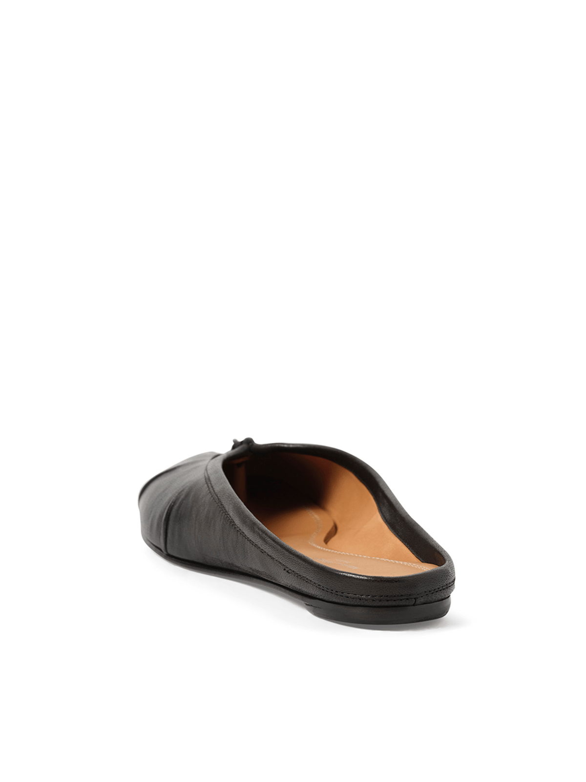 Tabi Ballerina Mule in Black Back View | MAISON MARGIELA