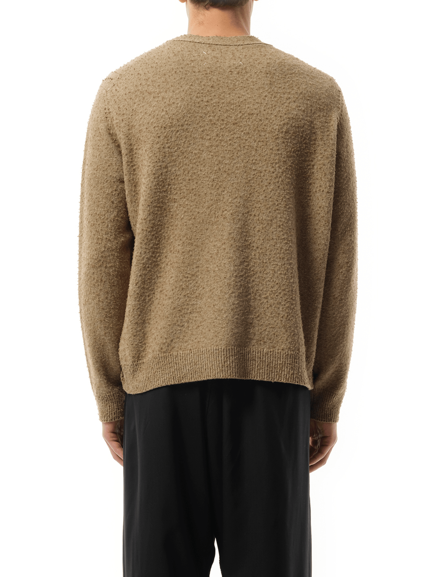 Maison Margiela Wool Cardigan in Walnut