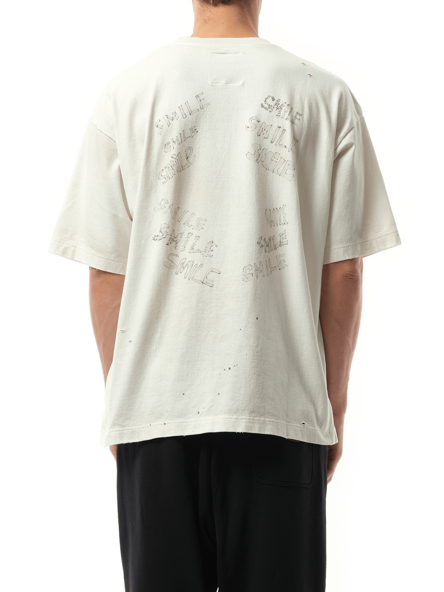 Maison Mihara Yasuhiro Distressed T-Shirt in White