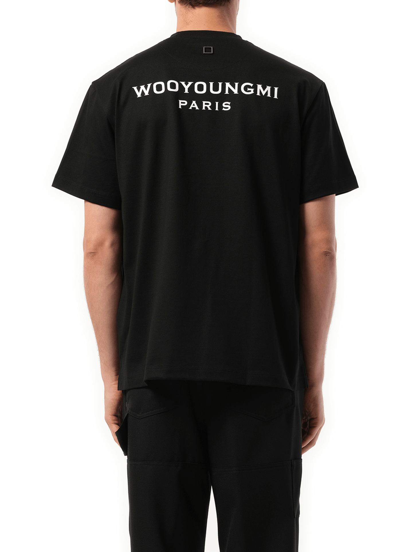Wooyoungmi Logo Patch T-Shirt in Black
