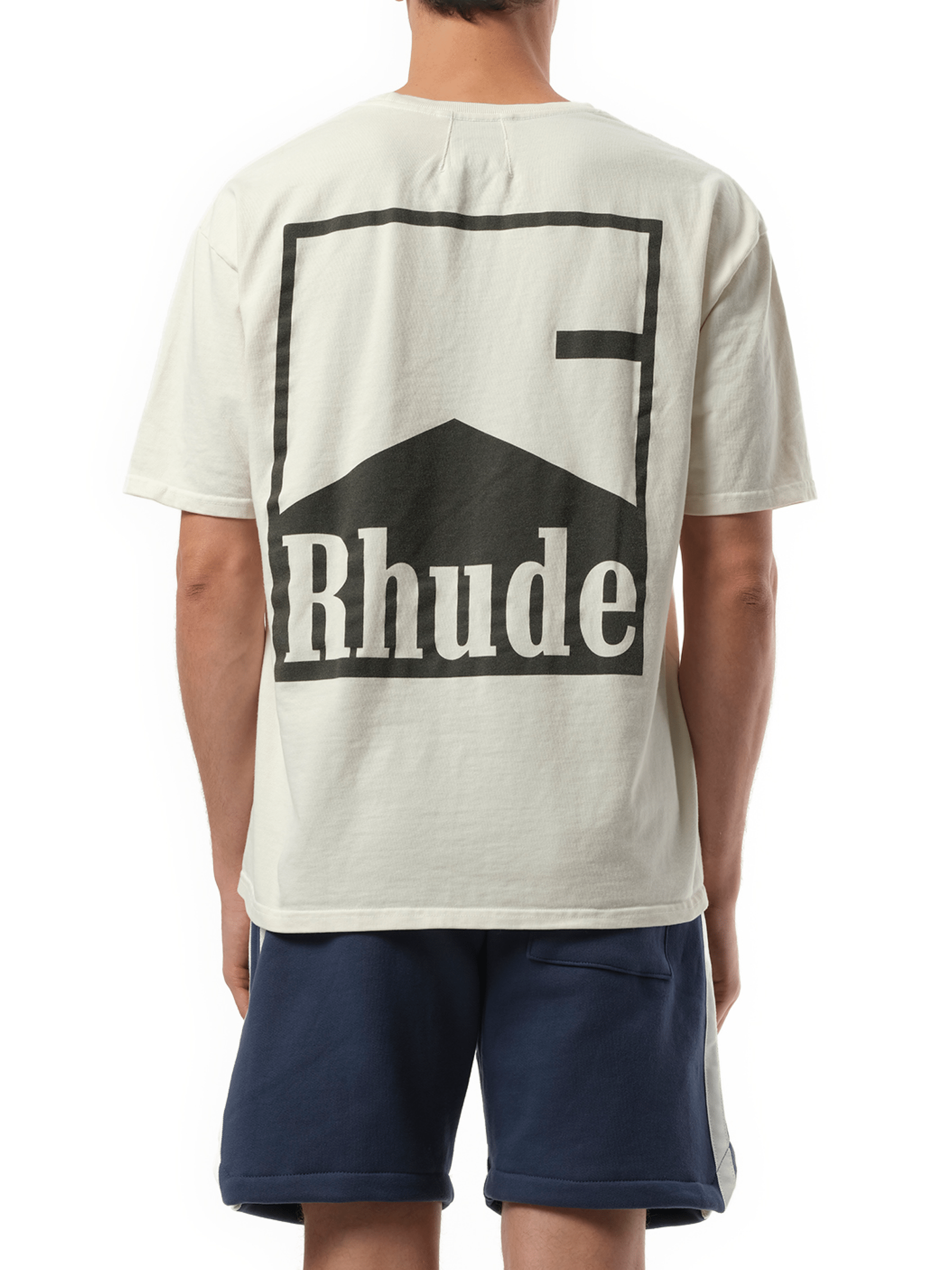 Rhude Rhude Chevron T-Shirt in Vintage White