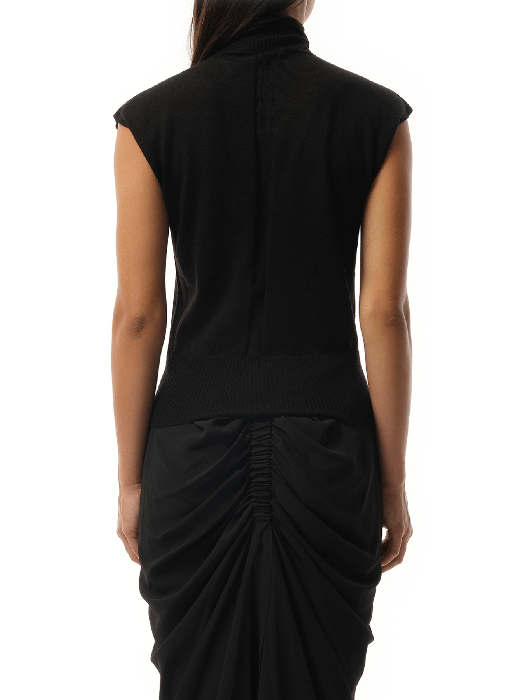 Rick Owens Sleeveless Turtle in Black