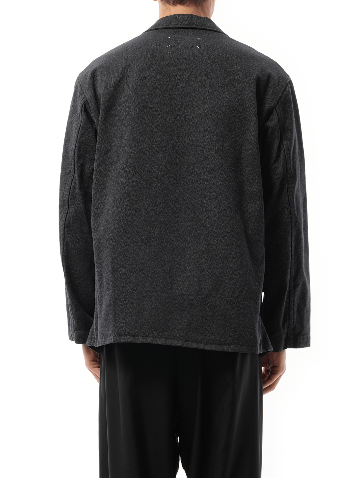 Maison Margiela Heavy Cotton Sports Jacket in Charcoal Melange