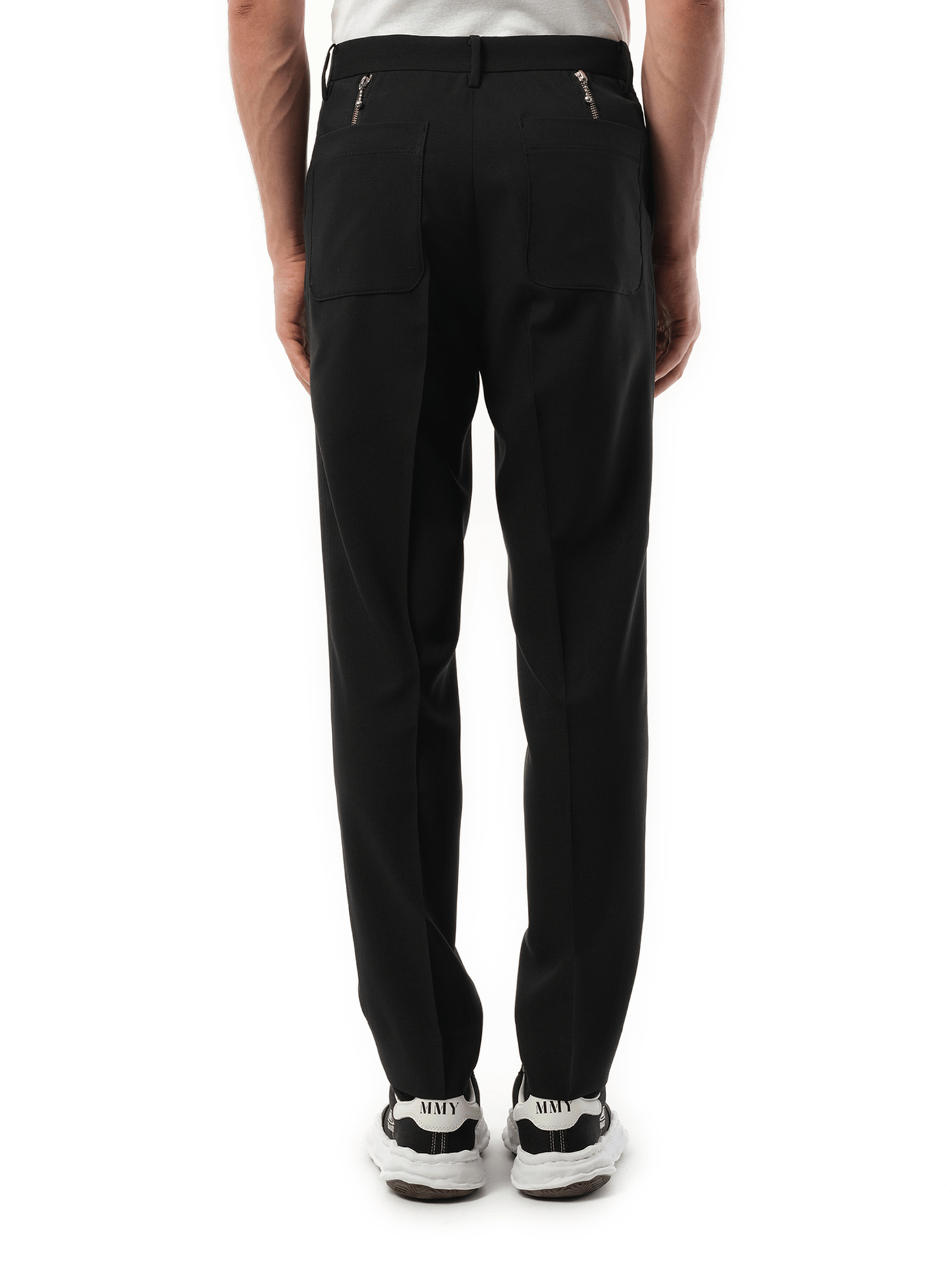 Undercover Zip Detail Casual Pants in Black