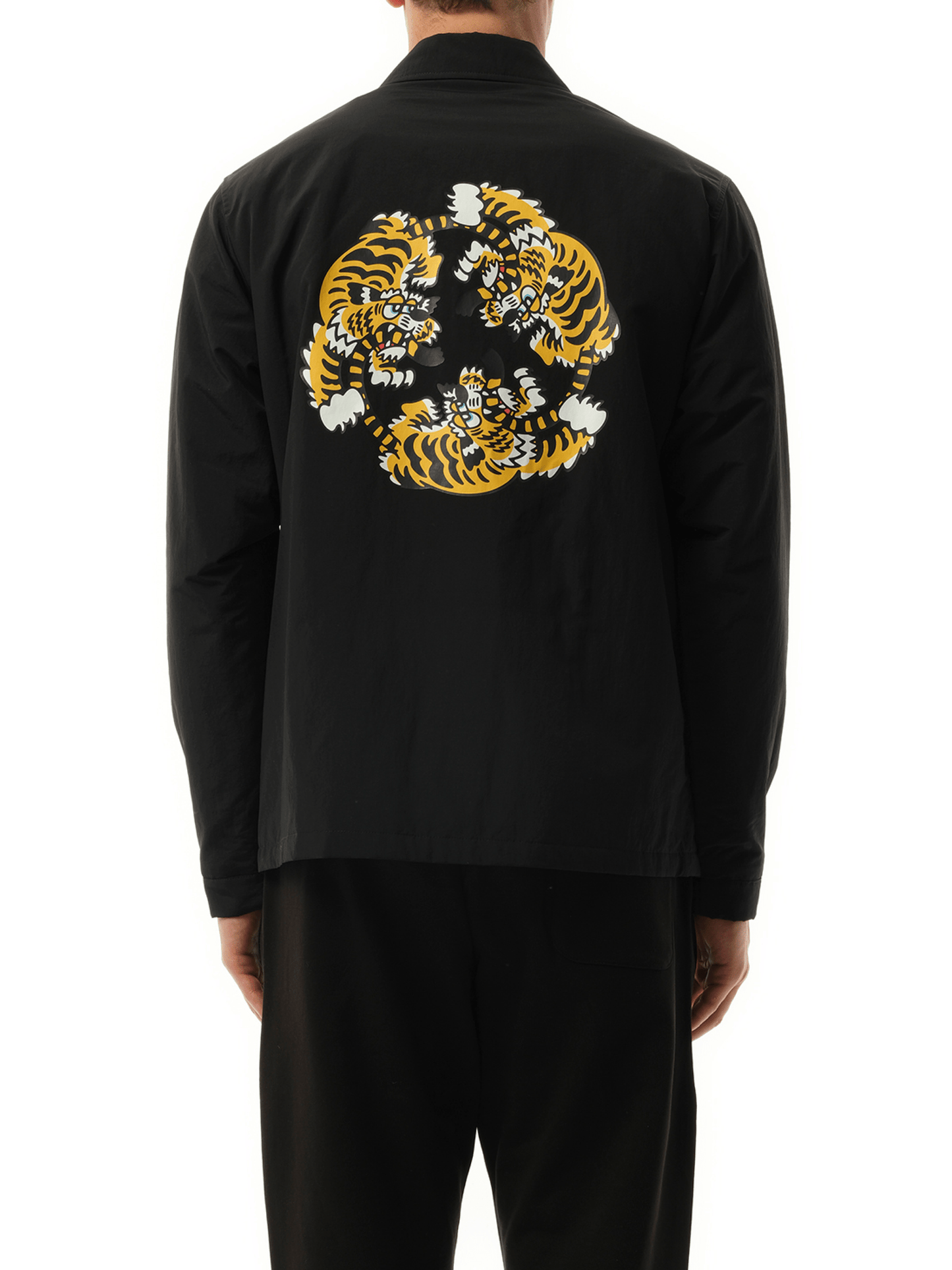 Kenzo Verdy Collection Heavy Coach Jacket in Black