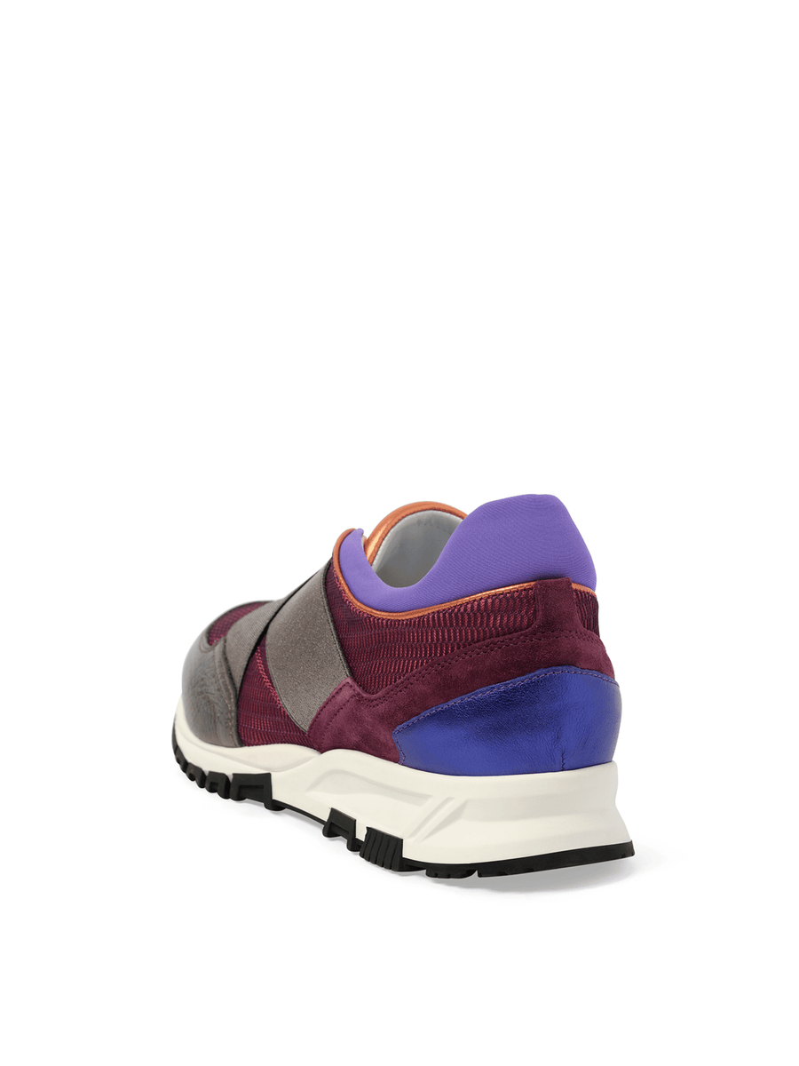 Running Shoe W/ Elastic in Pink Back View | LANVIN