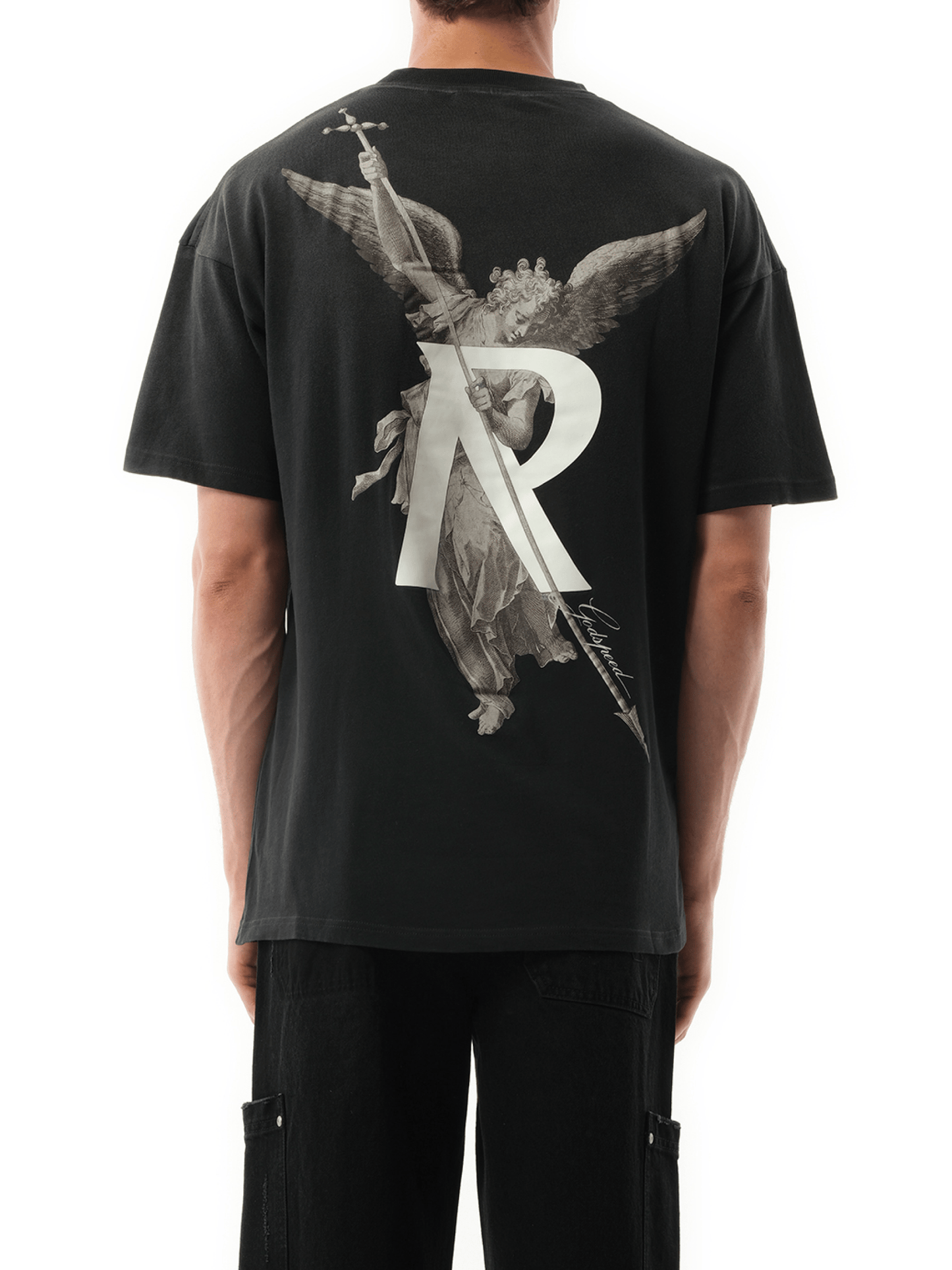 Archangel T-Shirt in Stained Black