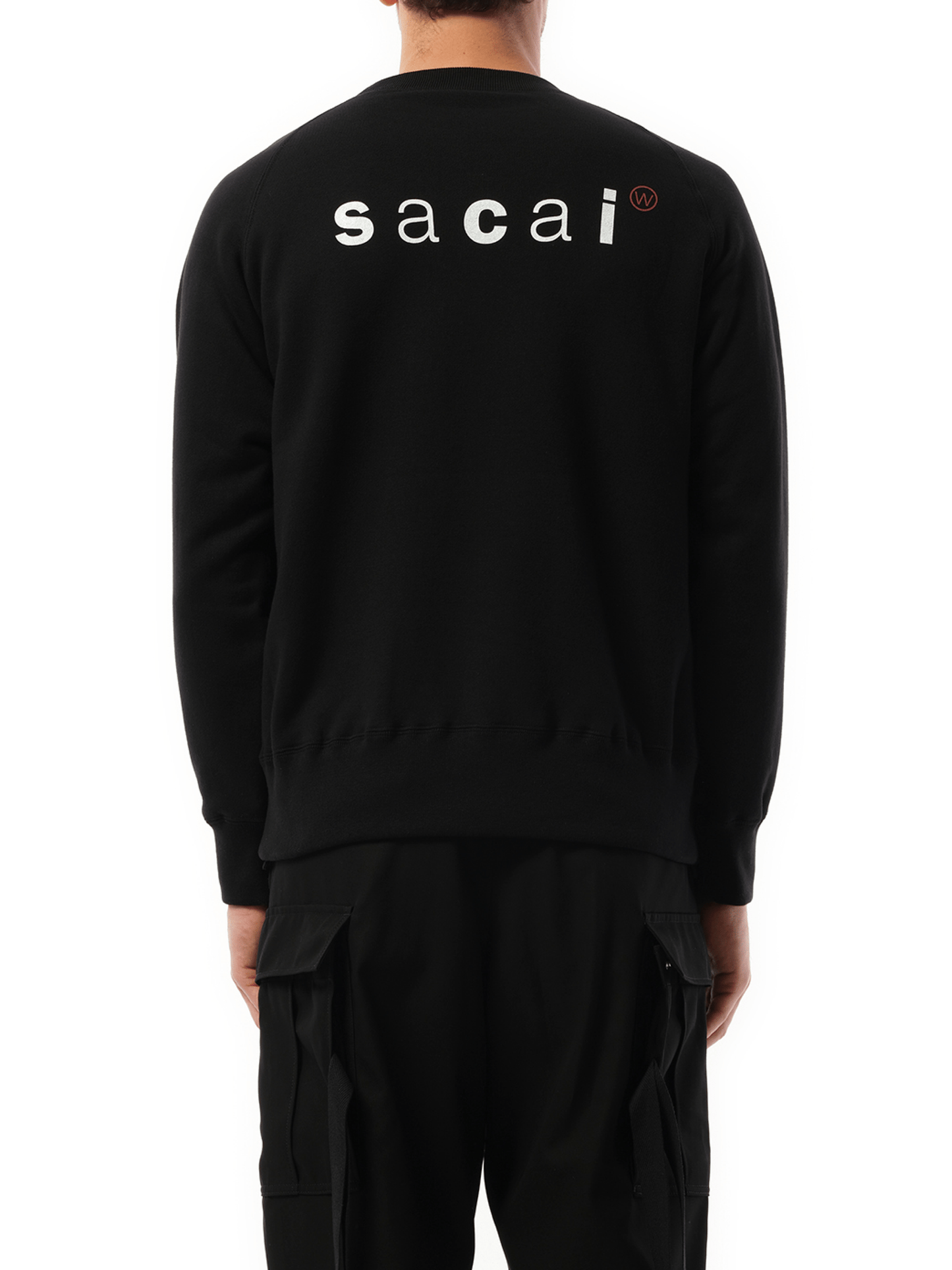Sacai WTAPS Print Pullover in Black
